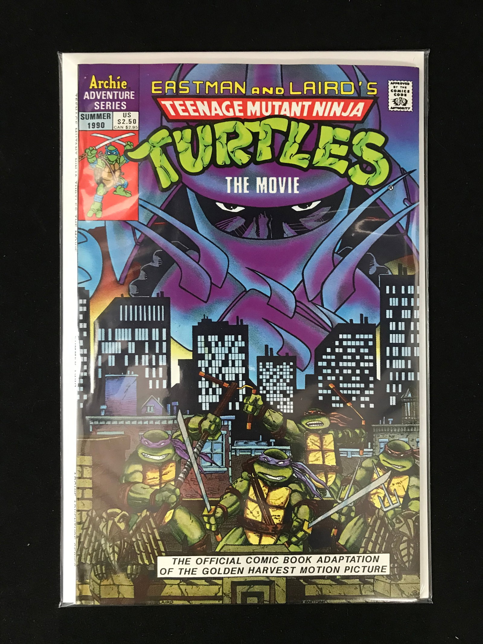 ARCHIE COMICS EASTMAN AND LAIRD`S TEENAGE MUTANT NINJA TURTLES THE MOVIE: Prices are in Canadian dollars