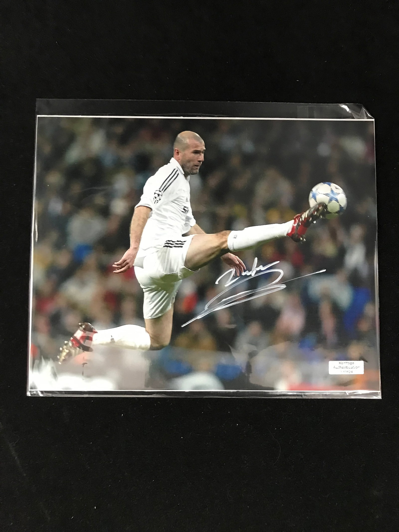 ZINEDINE ZIDANE SIGNED 8X10 PHOTO HA COA: Prices are in Canadian dollars