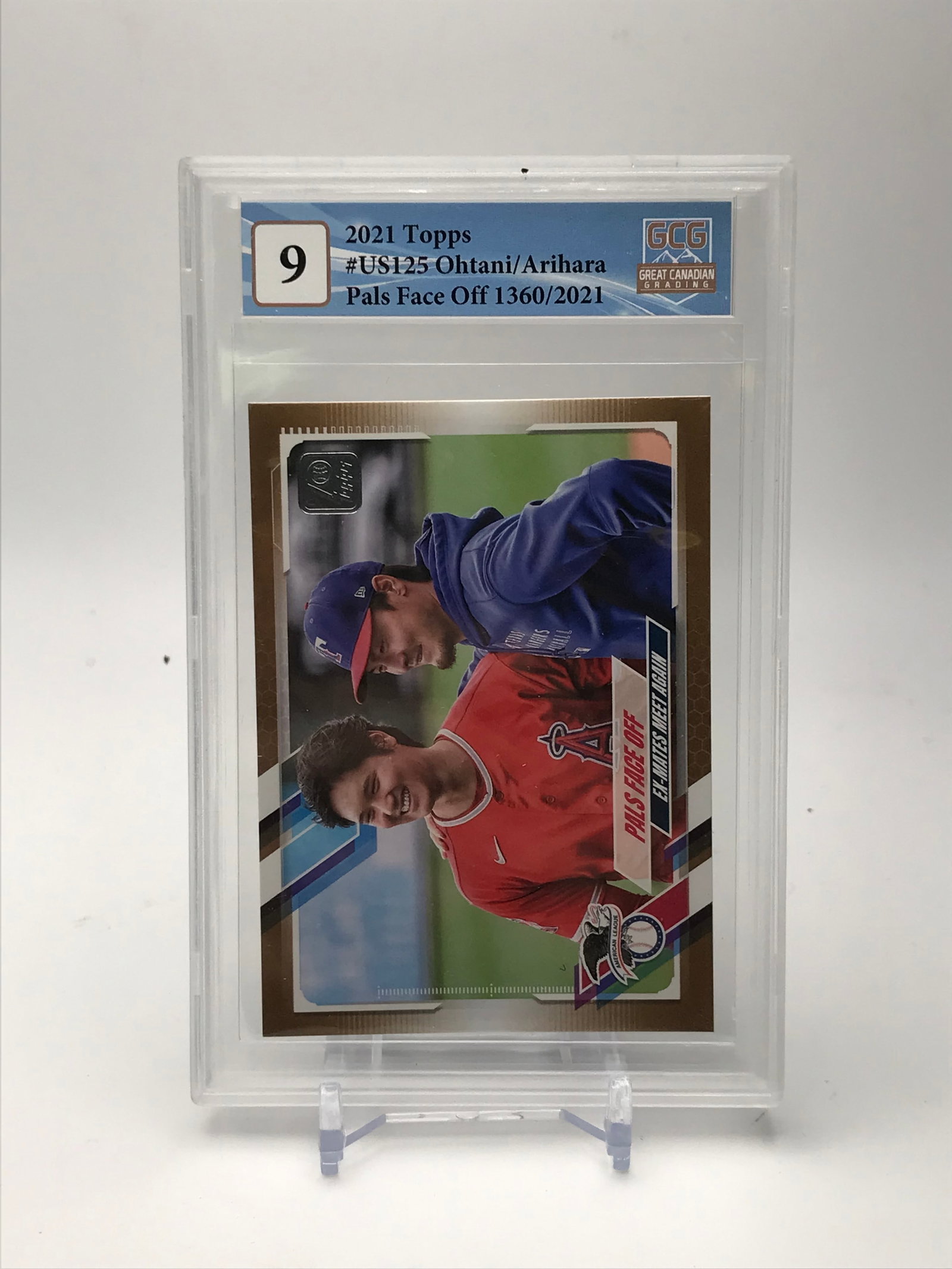 2021 NO.US125 OHTANIARIHARA PALS FACE-OFF 1360/2021 GCG GRADED 9: Prices are in Canadian dollars