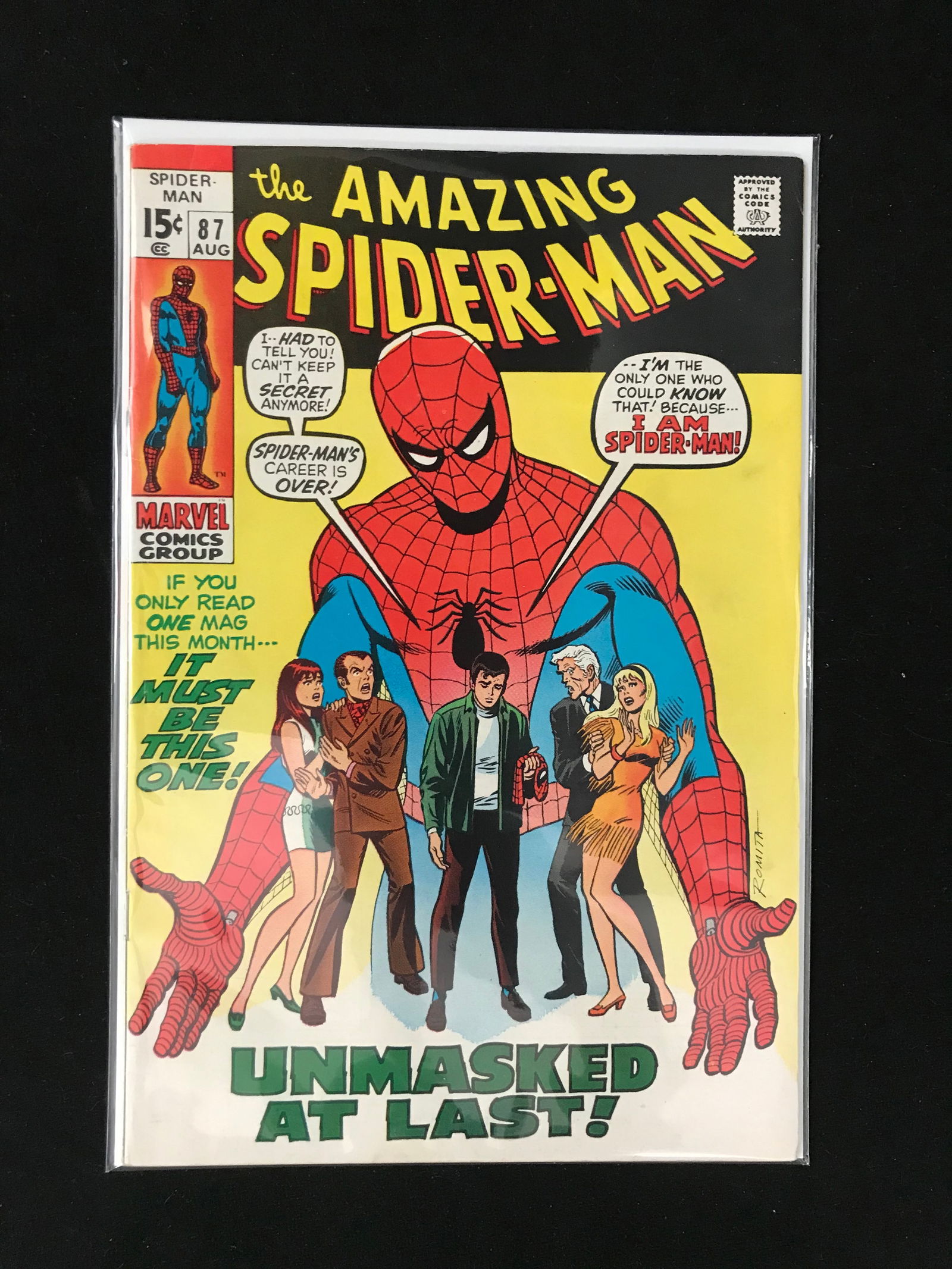MARVEL COMICS NO.87 THE AMAZING SPIDERMAN (1 of 1)