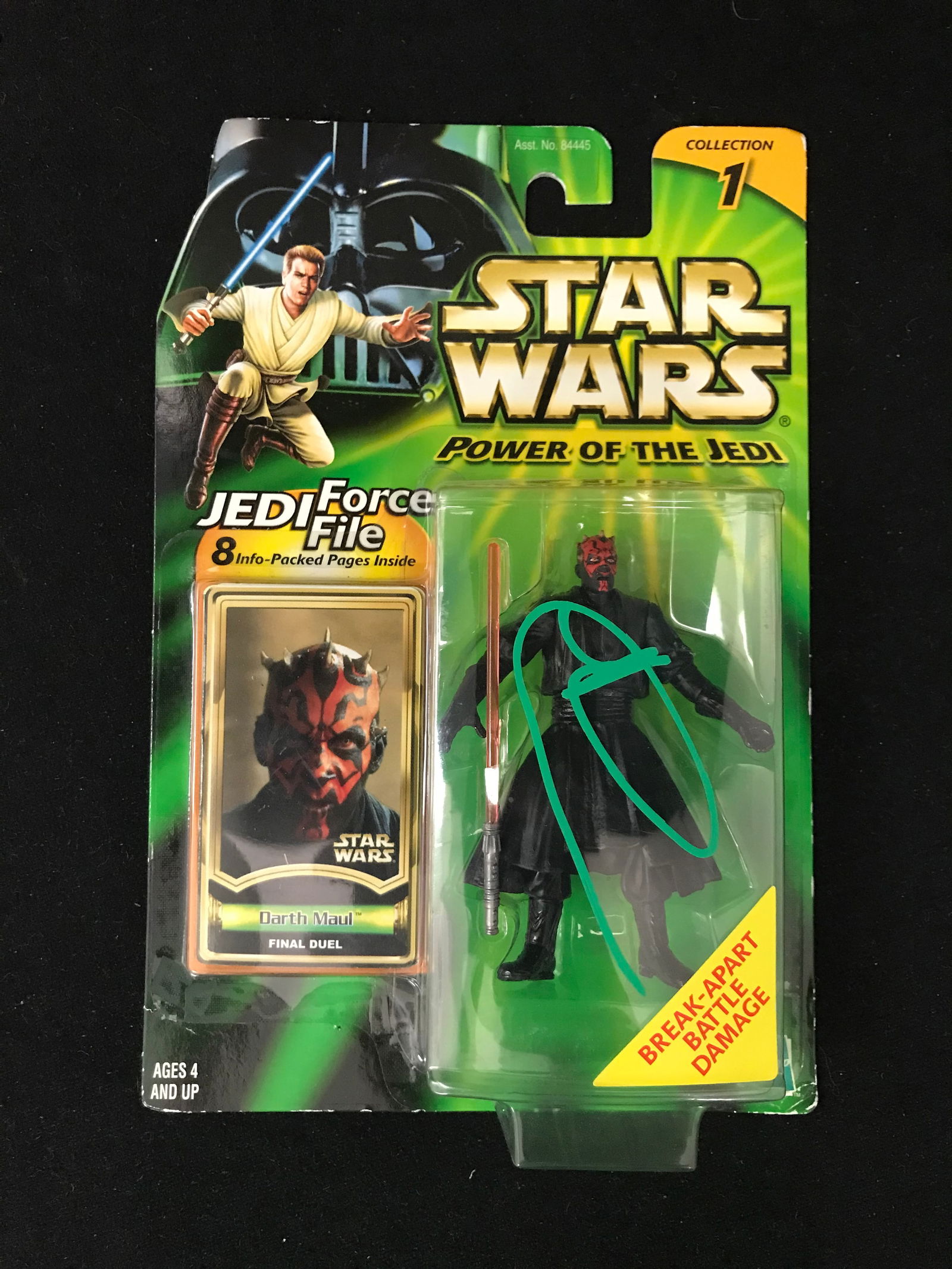 RAY PARK SIGNED DARTH MAUL ACTION FIGURE (WWOC COA) (1 of 1)