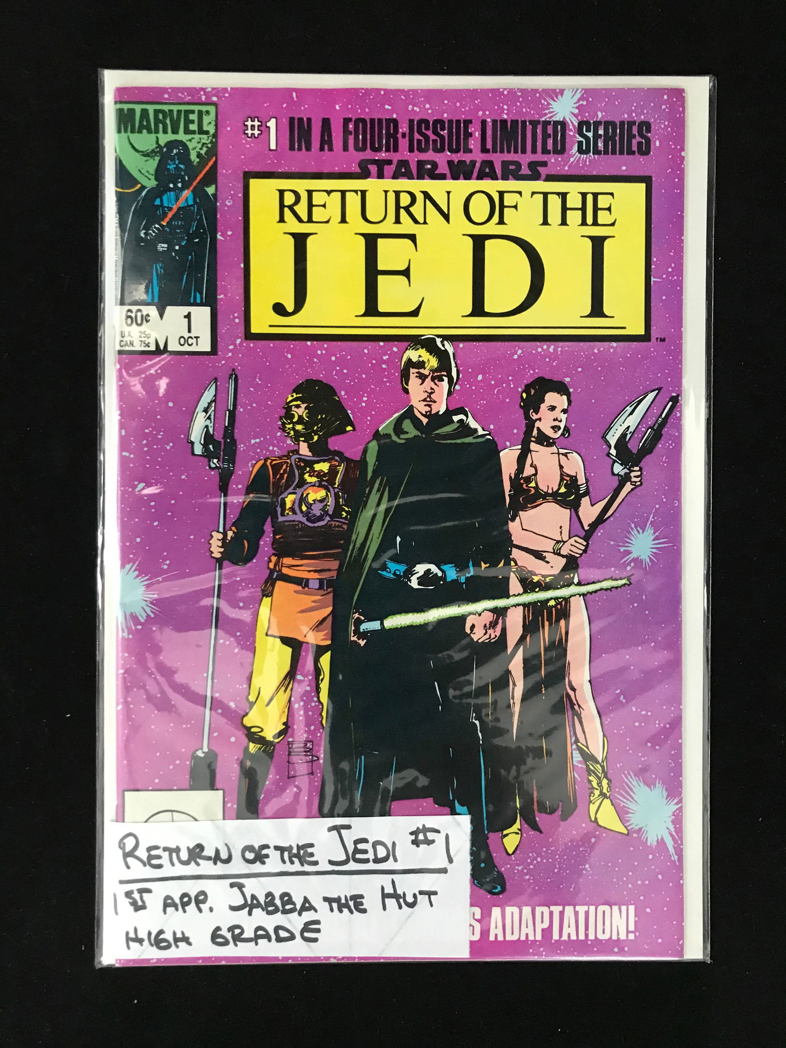 MARVEL COMICS NO.1 RETURN OF THE JEDI (1ST APP JABBA THE HUT) (1 of 1)