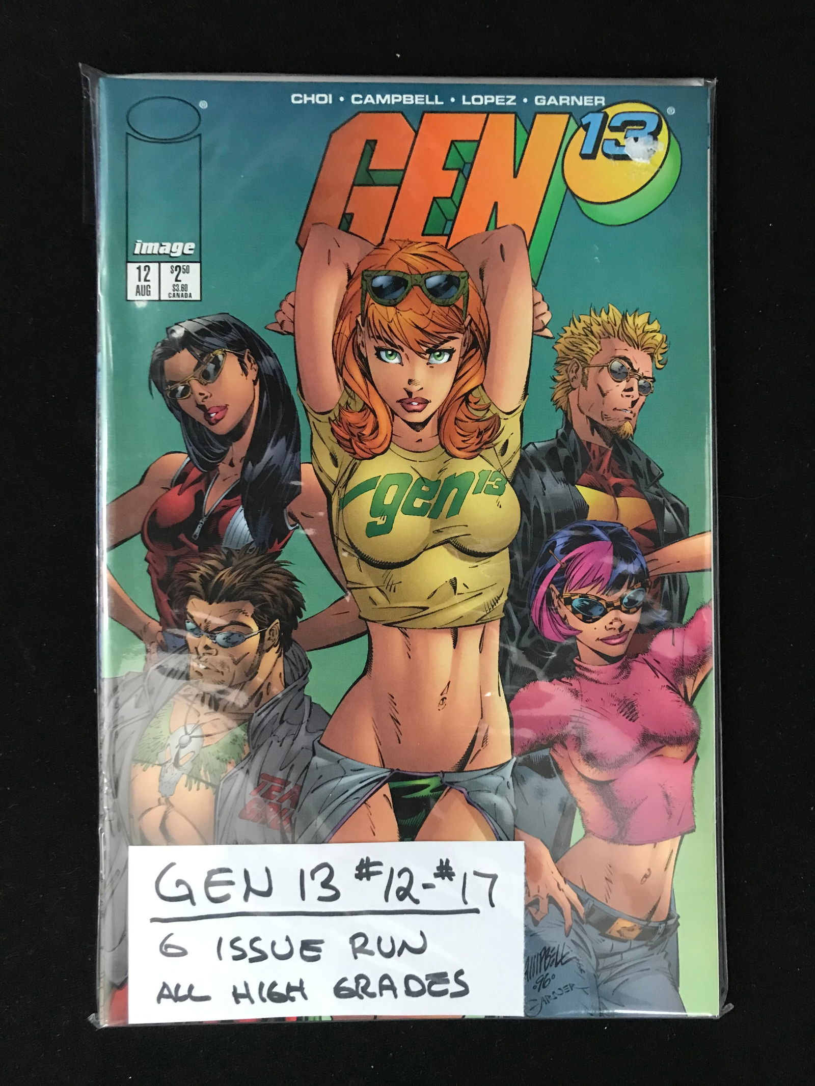 IMAGE COMICS NO.12-17 GEN 13 (6 ISSUE RUN) (1 of 1)