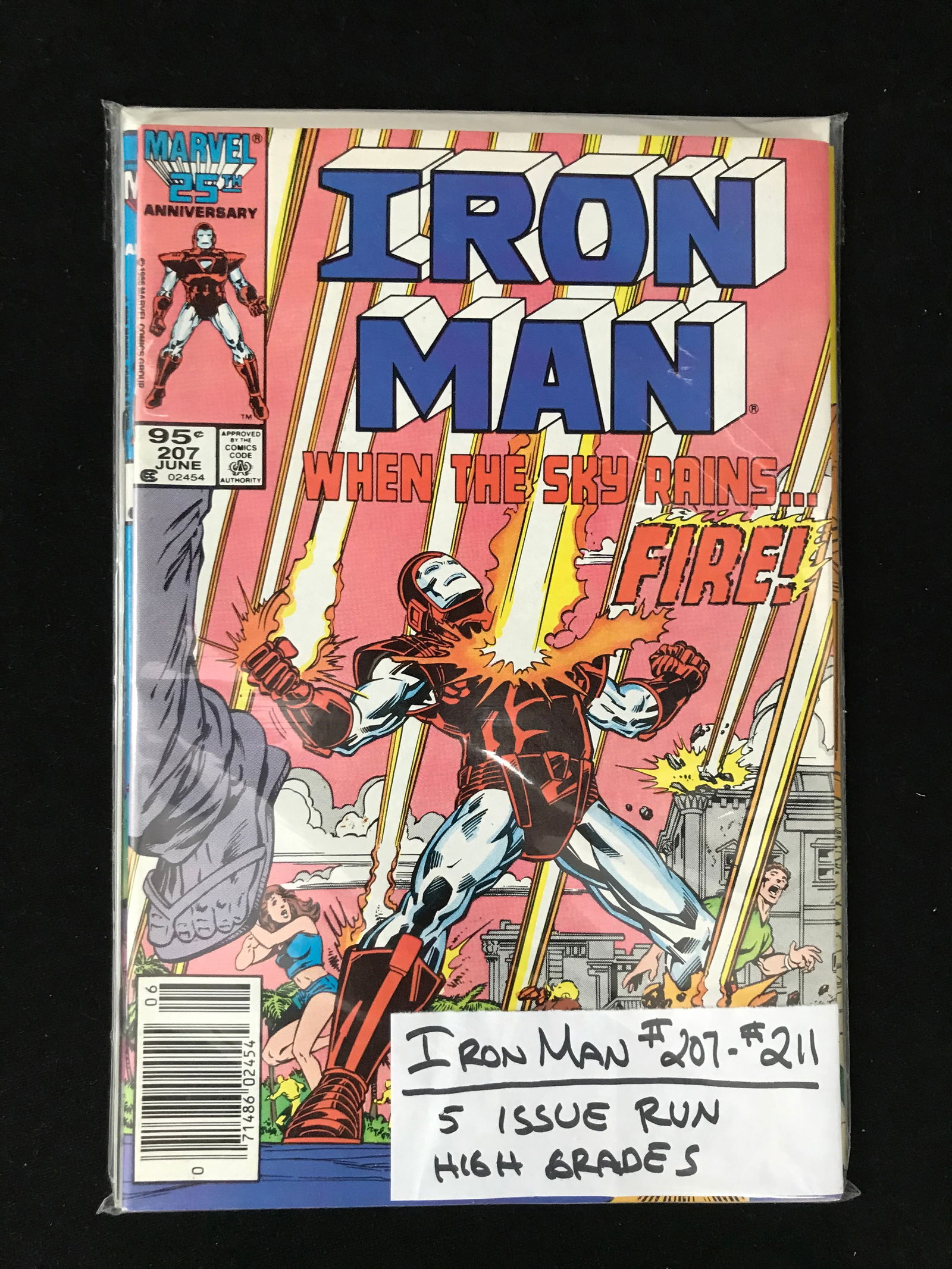 MARVEL COMICS NO.207-211 IRON MAN (5 ISSUE RUN) (1 of 1)