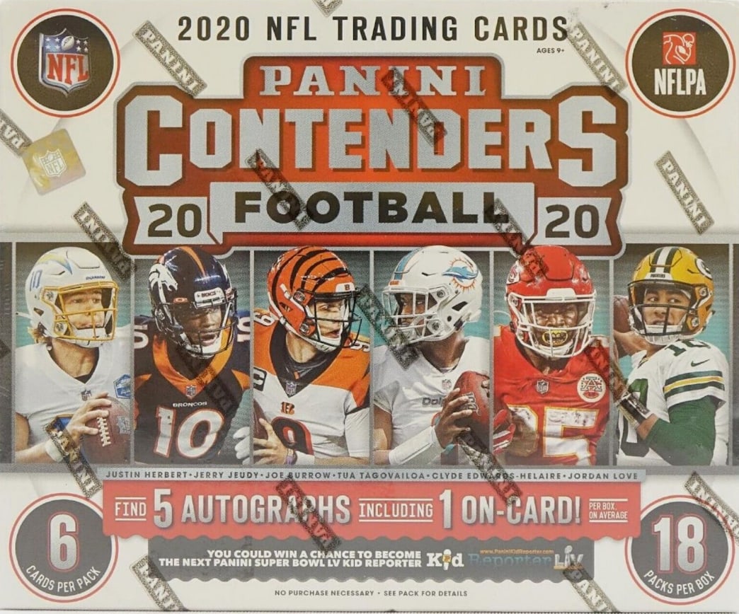 SEALED 2020 PANINI CONTENDERS FOOTBALL HOBBY BOX (1 of 1)
