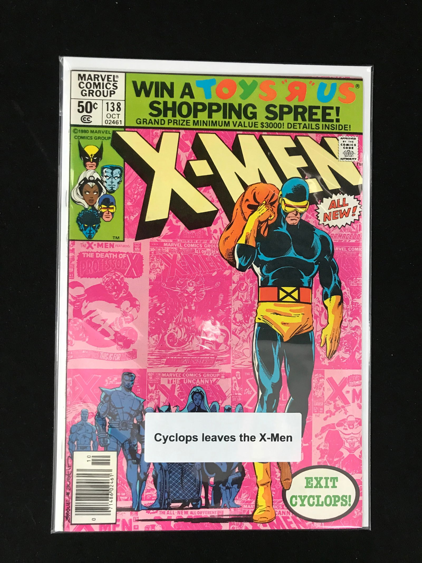 MARVEL COMICS NO.138 X-MEN (CYCLOPS LEAVES X-MEN) (1 of 1)