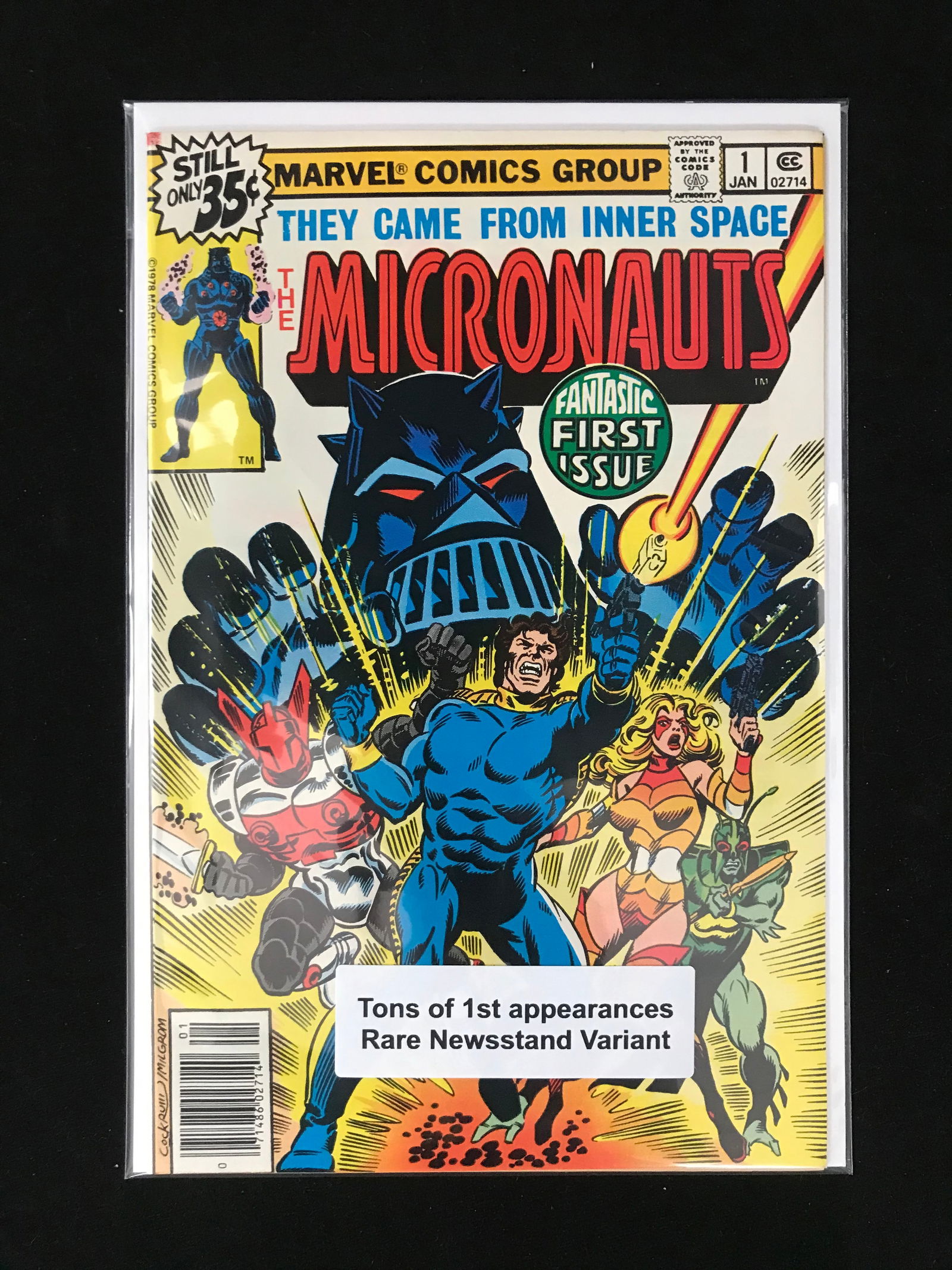 MARVEL COMICS NO.1 THE MICRONAUTS (1 of 1)