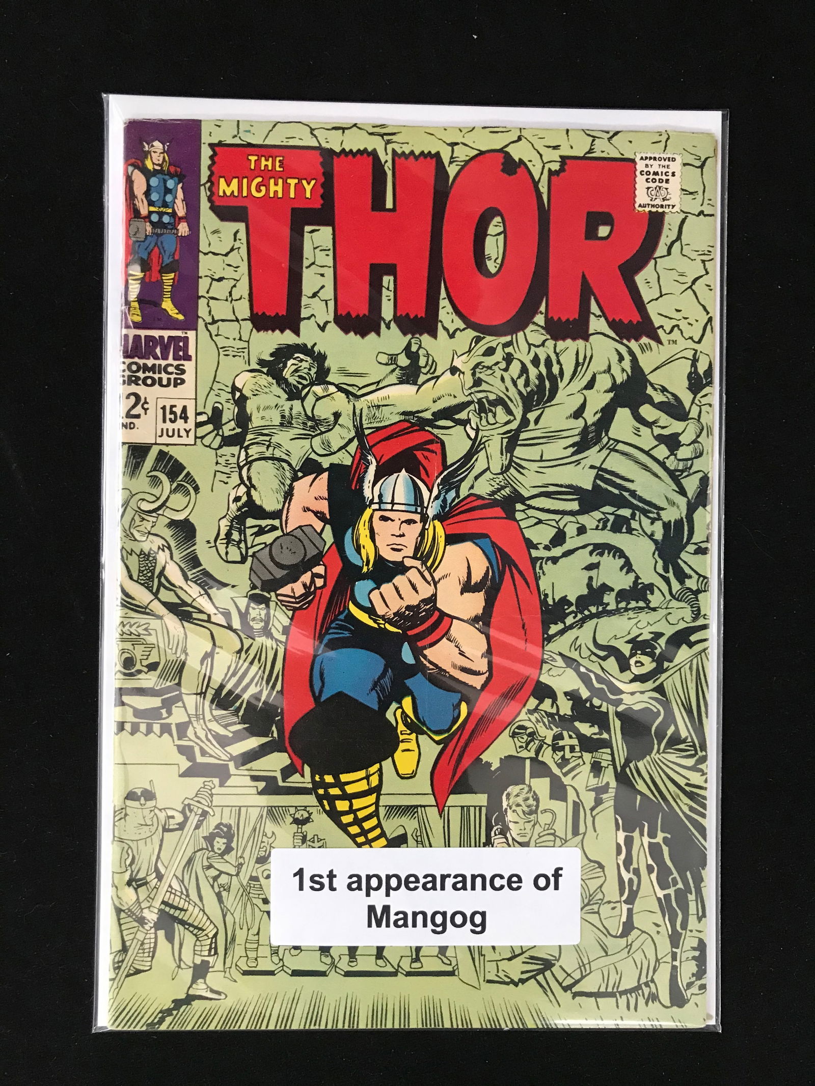 MARVEL COMICS NO.154 THE MIGHTY THOR (1ST APP MANGOG) (1 of 1)