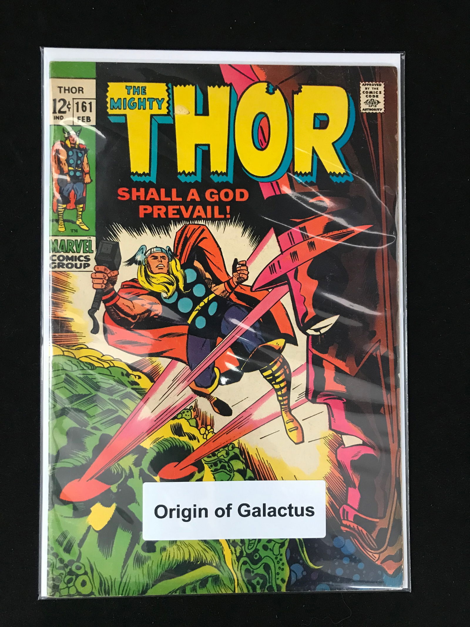 MARVEL COMICS NO.161 THE MIGHTY THOR (ORGIGIN OF GALACTUS) (1 of 1)