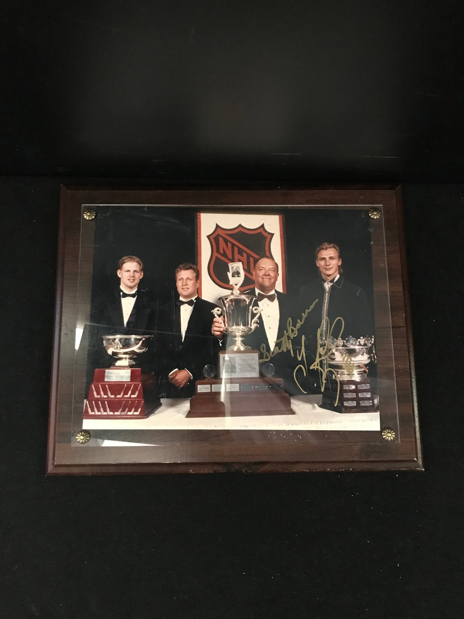 SCOTTY BOWMAN AND SERGEI FEDOROV SIGNED AND FRAMED 8 X 10: Prices are in Canadian dollars