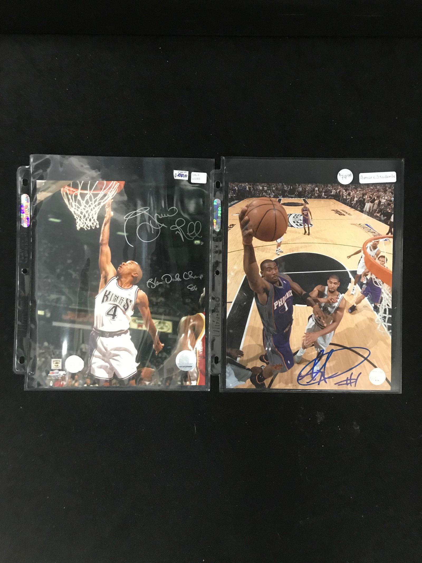 NBA BASKETBALL SIGNED 8 X 10 PHOTOS LOT (WEST COAST AUTHENTIC COA) (1 of 2)