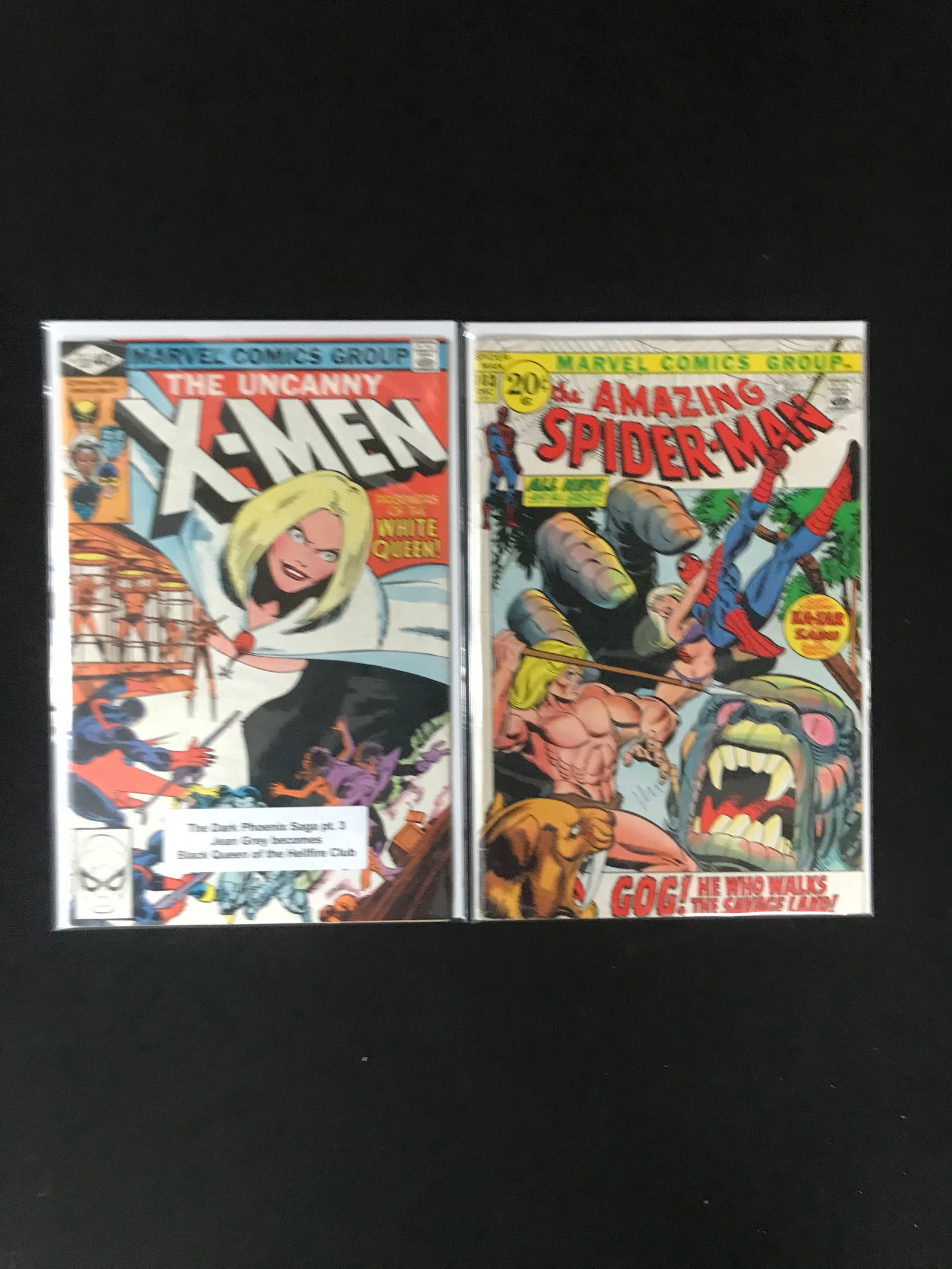 MARVEL COMICS THE UNCANNY X-MEN AND THE AMAZING SPIDER MAN LOT: Prices are in Canadian dollars