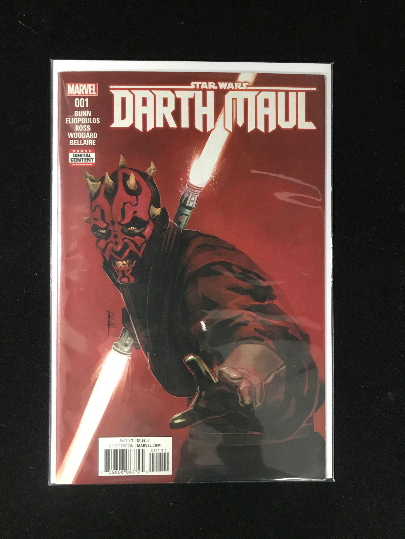 MARVEL COMICS STAR WARS DARTH MAUL NO.1 (1 of 1)