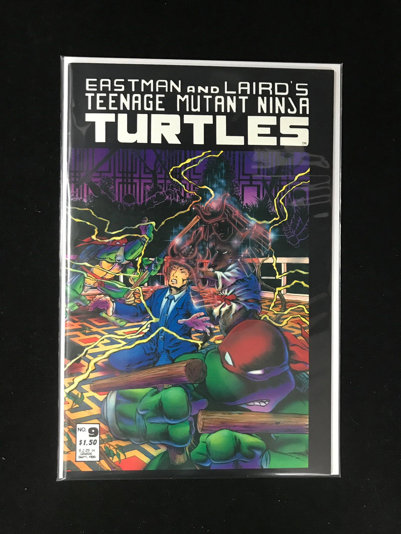 MIRAGE COMICS TEENAGE MUTANT NINJA TURTLES NO.9: Prices are in Canadian dollars