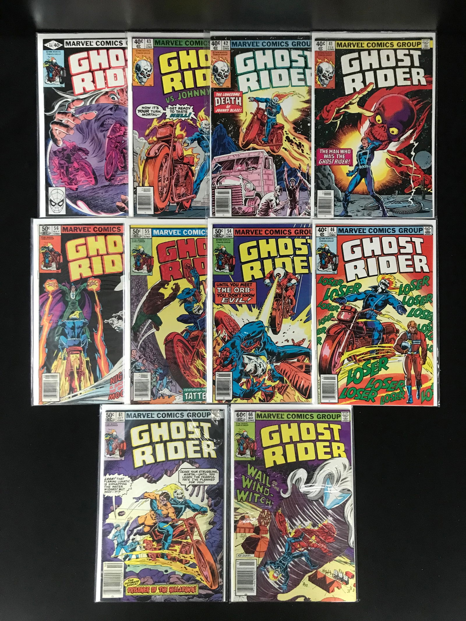 MARVEL COMICS GHOST RIDER LOT OF 10 (1 of 1)