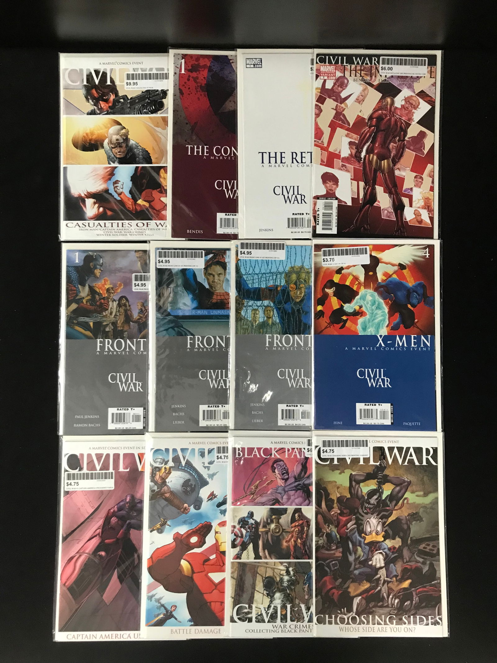 MARVEL COMICS CIVIL WAR LOT OF 12 (1 of 1)