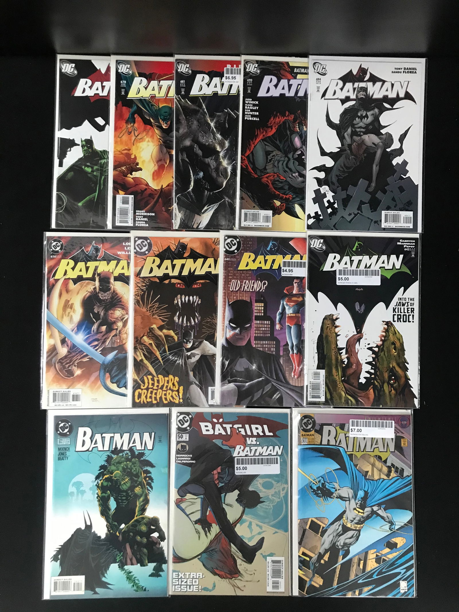DC COMICS BATMAN LOT OF 12 (1 of 1)