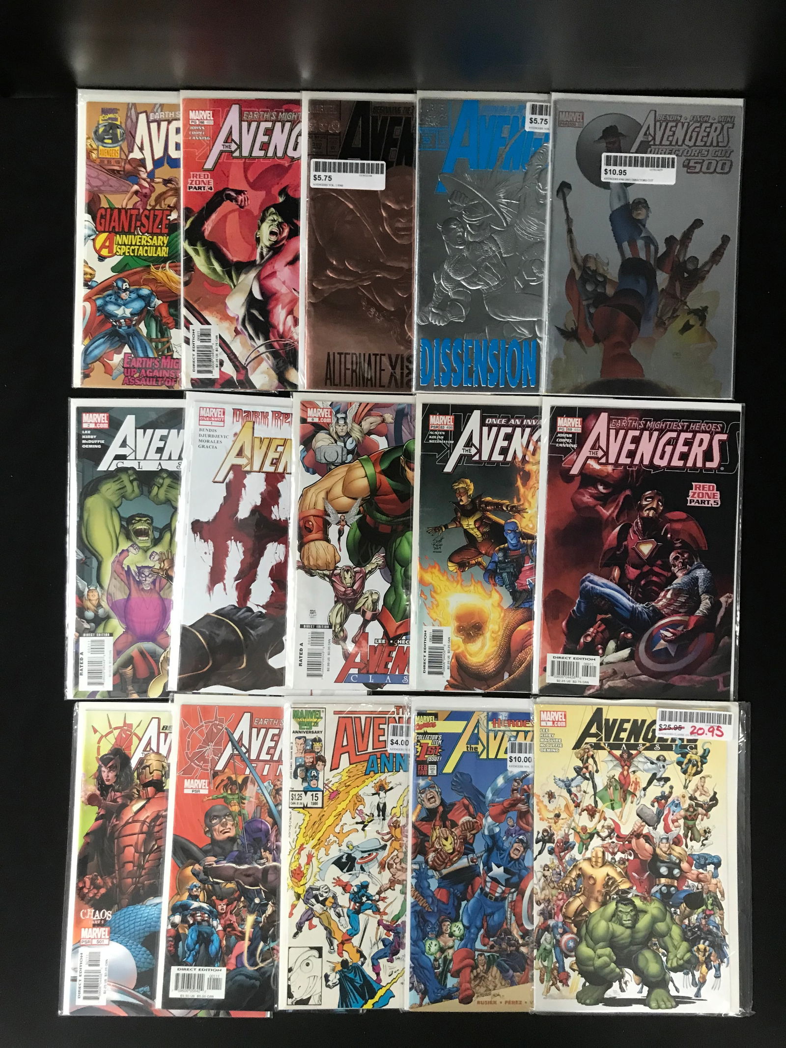 MARVEL COMICS THE AVENGERS LOT OF 15 (1 of 1)