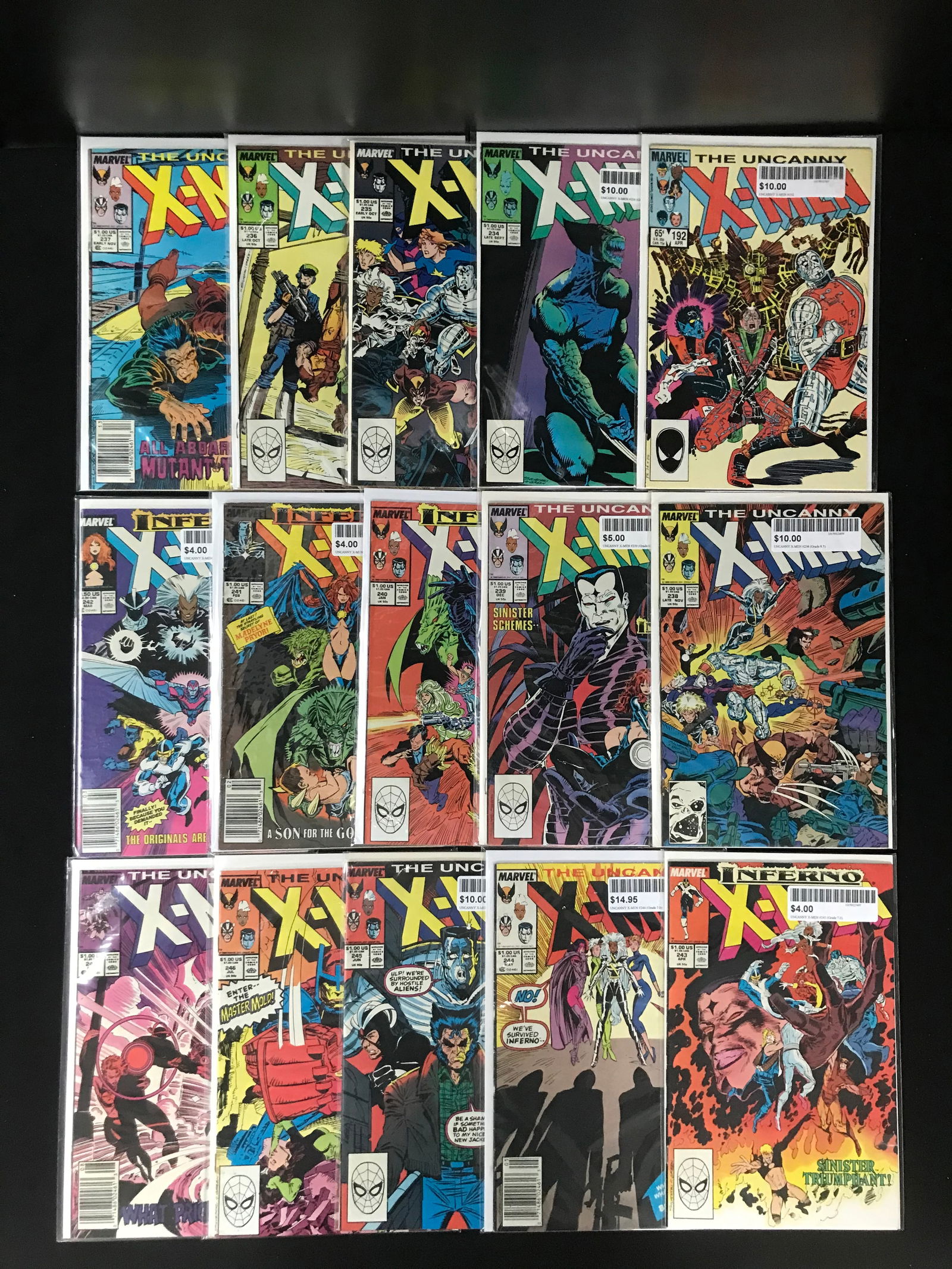 MARVEL COMICS UNCANNY XMEN LOT OF 15 (1 of 1)