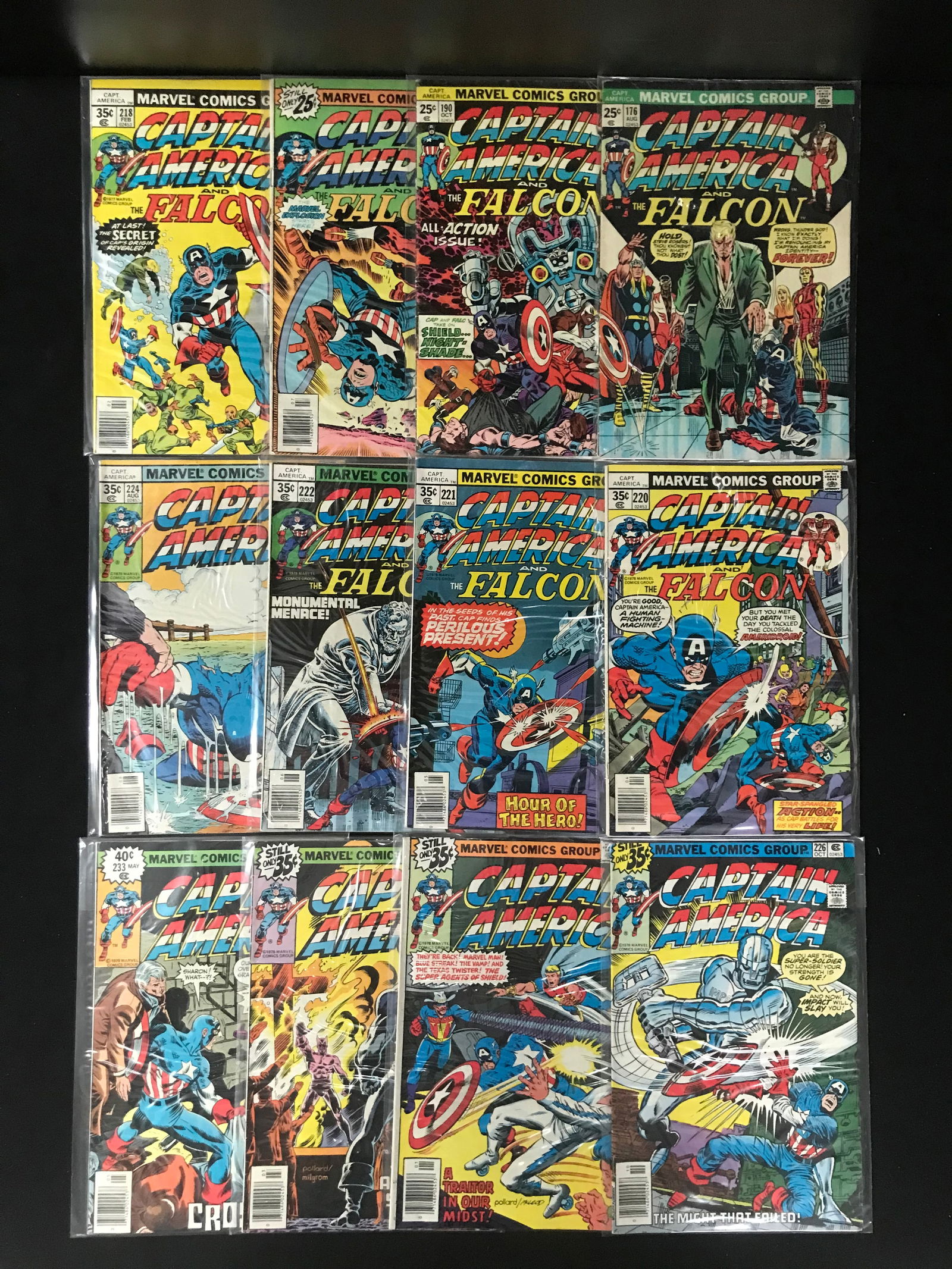 MARVEL COMICS CAPTAIN AMERICA LOT OF 12 (1 of 1)