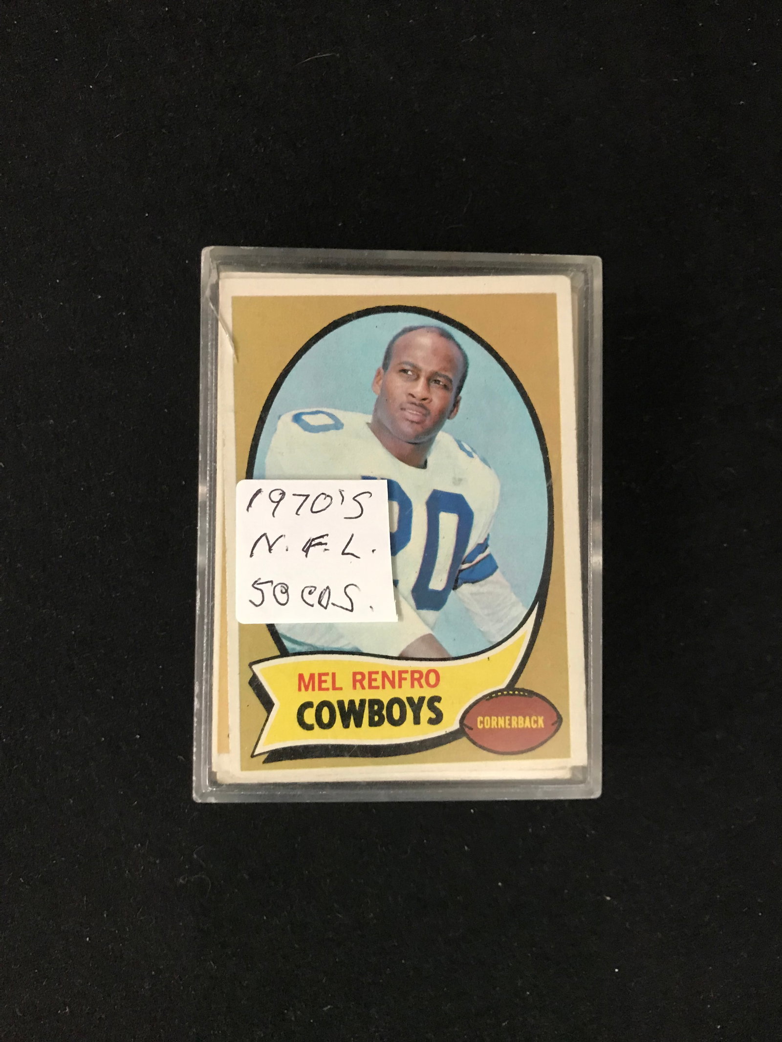 50 FOOTBALL CARDS FROM THE 70S: Prices are in Canadian dollars