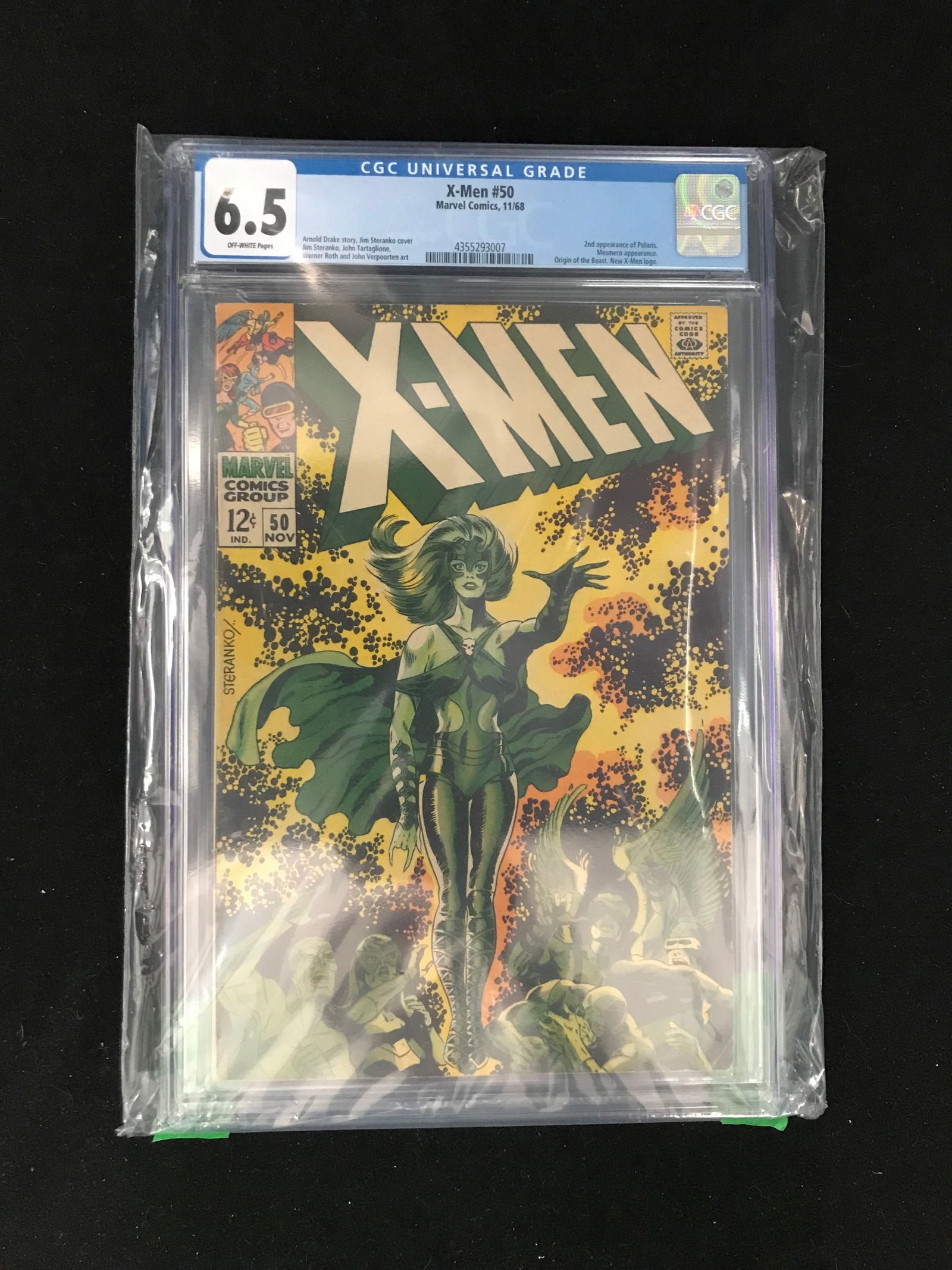 MARVEL COMICS UNCANNY XMEN NO.50 CGC GRADED 6.5 (1 of 1)