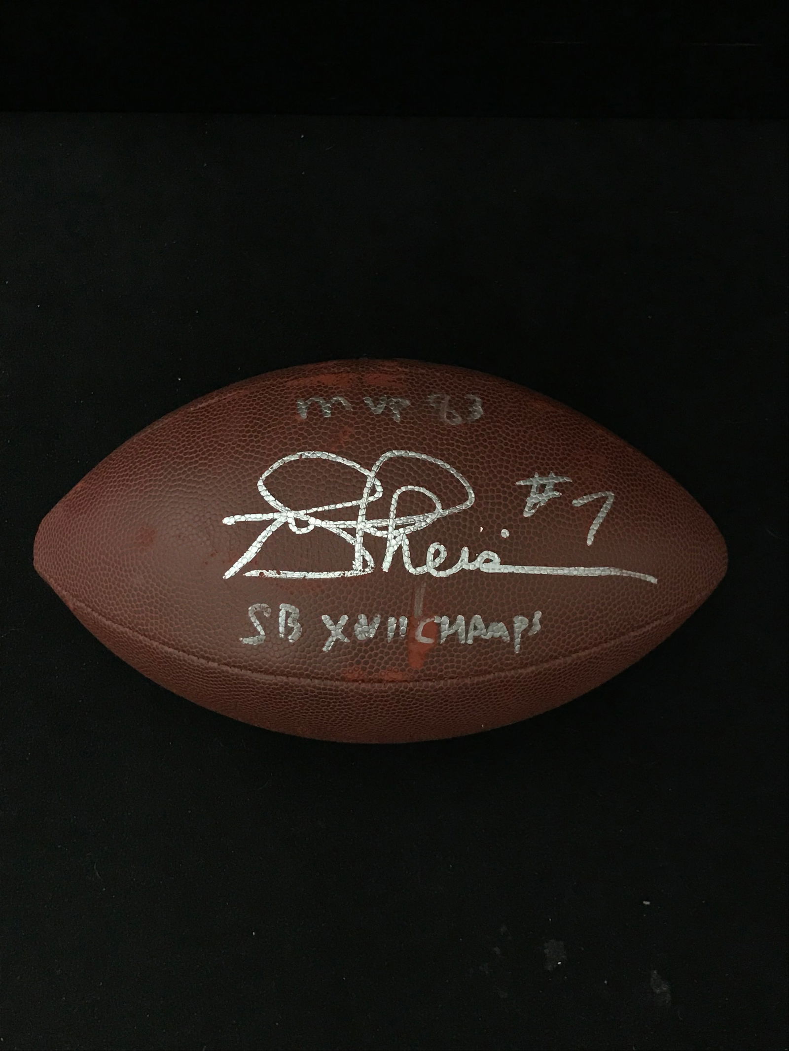 JOE THEISMAN SIGNED AND MULTI INSCRIBED FOOTBALL (BECKETT COA) (1 of 3)