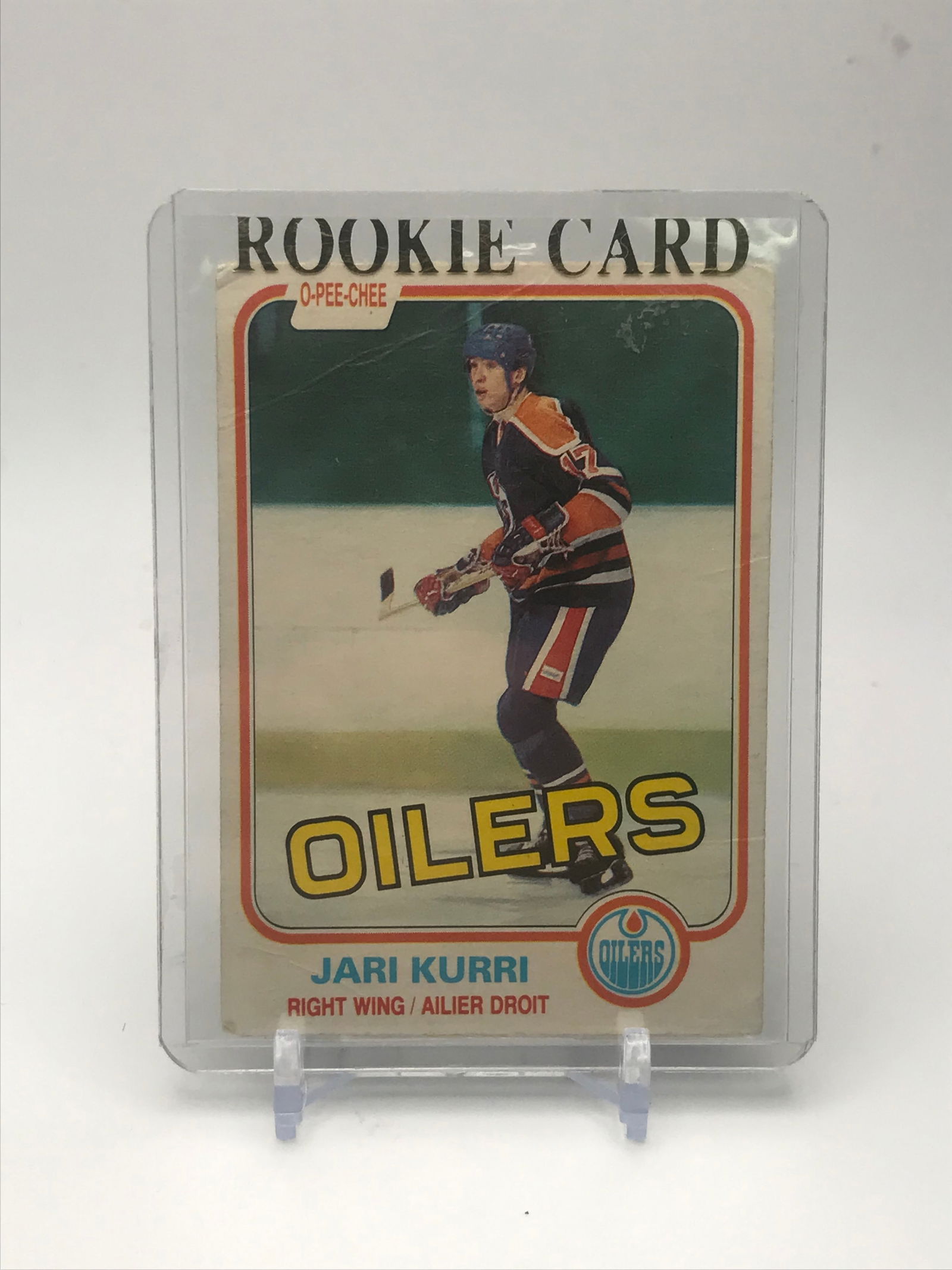 1981 OPC JARI KURRI ROOKIE CARD (1 of 2)