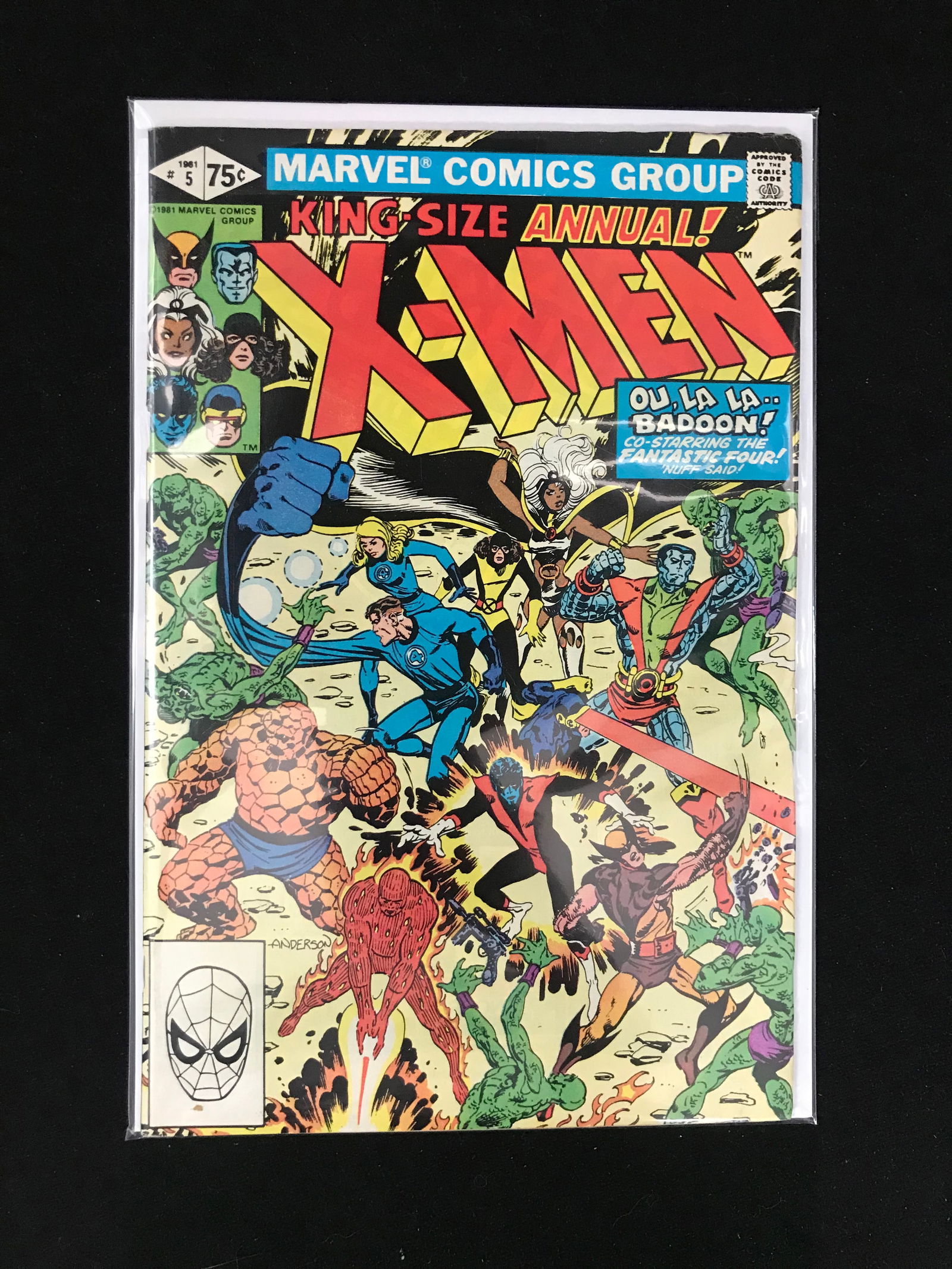 MARVEL COMICS NO.5 X-MEN KING SIZE ANNUAL (1 of 1)