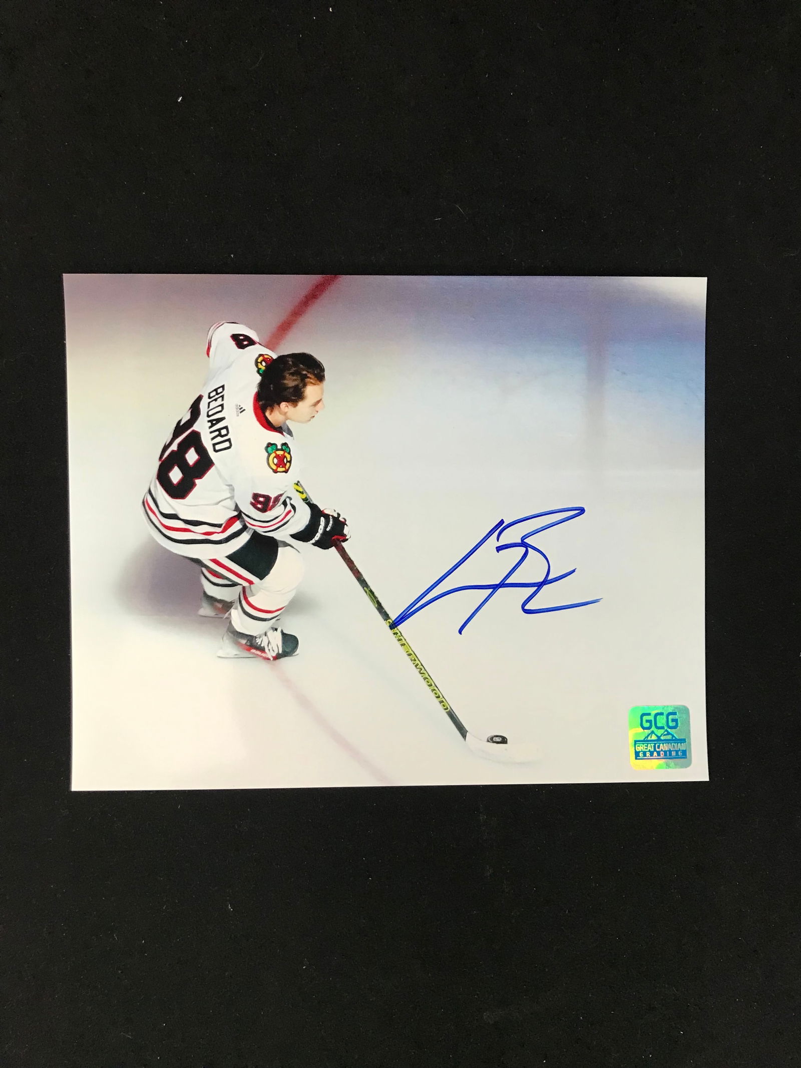 CONNOR BEDARD SIGNED 8X10 PHOTO GCG COA: Prices are in Canadian dollars