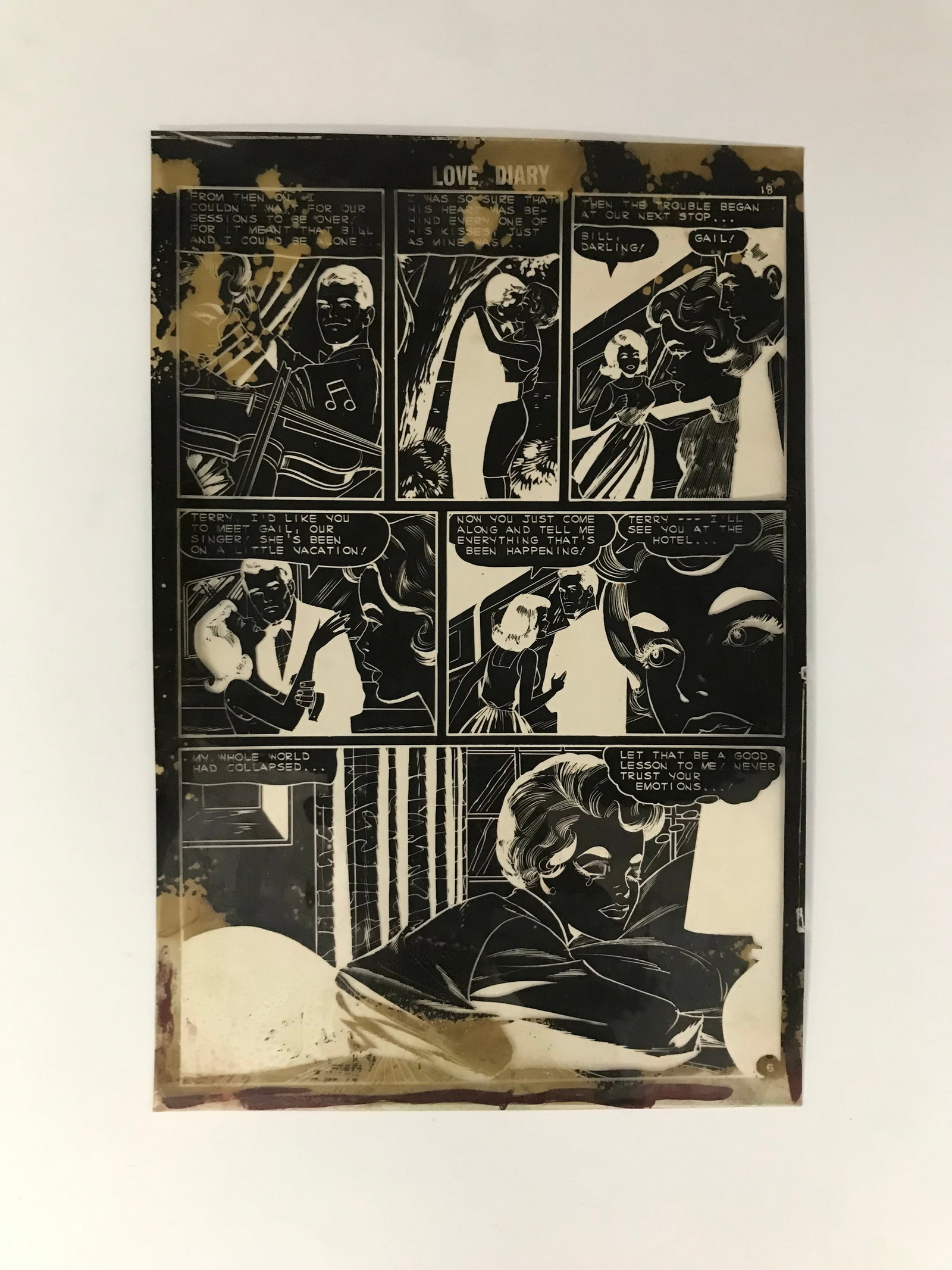 ORIGINAL COMIC BOOK CELL: Prices are in Canadian dollars