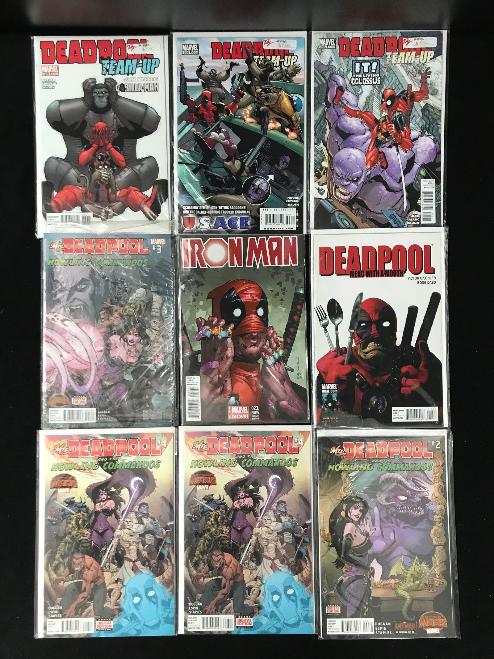 LOT OF 9 DEADPOOL COMICS (MARVEL COMICS) (1 of 1)