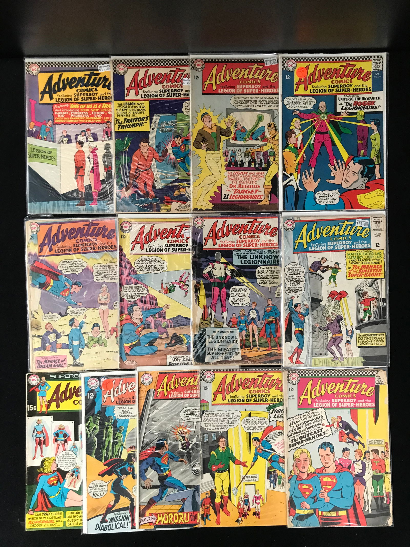 LOT OF 13 ADVENTURE COMICS (DC COMICS) (1 of 1)