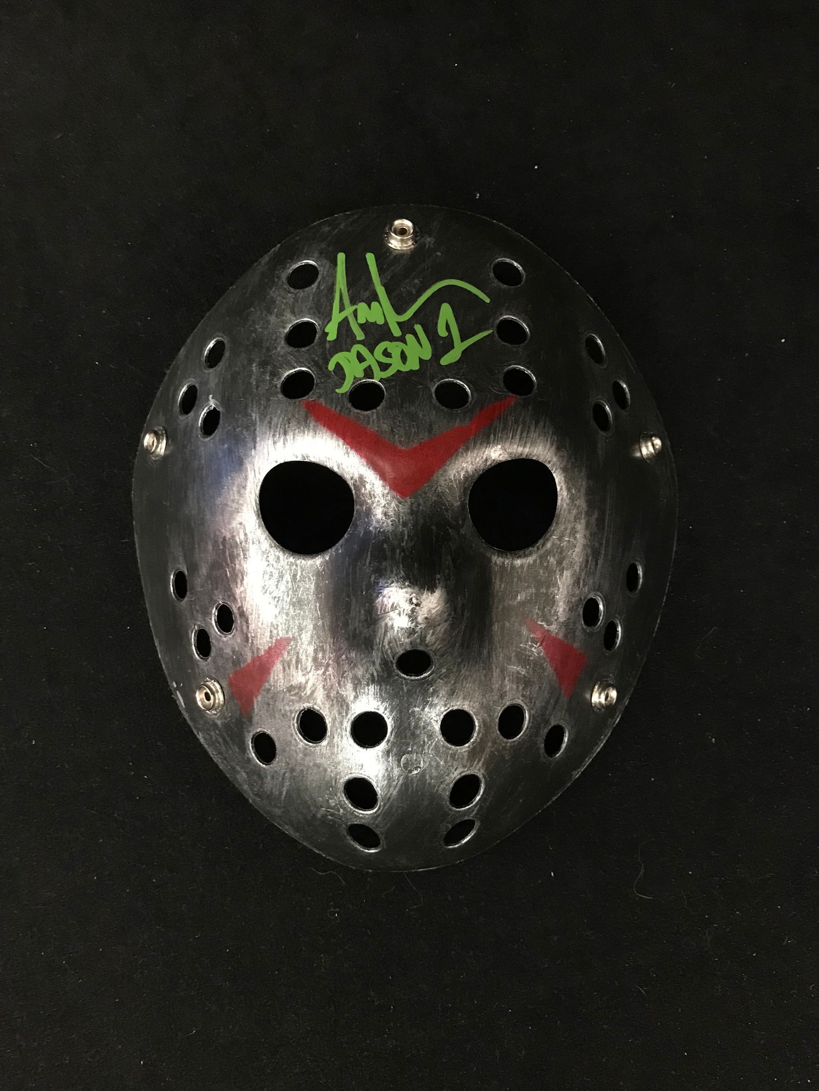 ARI LEHMAN SIGNED FIRAY THE 13TH MASK (JSA COA) (1 of 2)