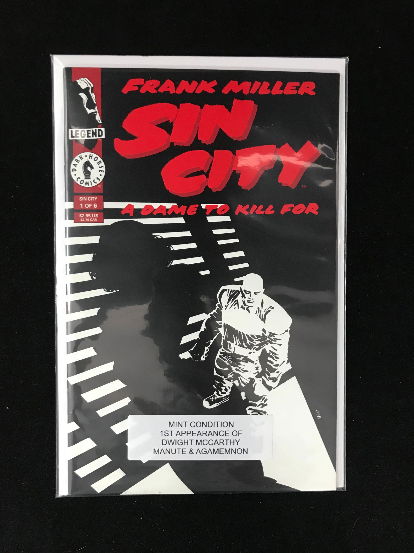 DARK HORSE COMICS NO. 1 OF 6 SIN CITY (1 of 1)