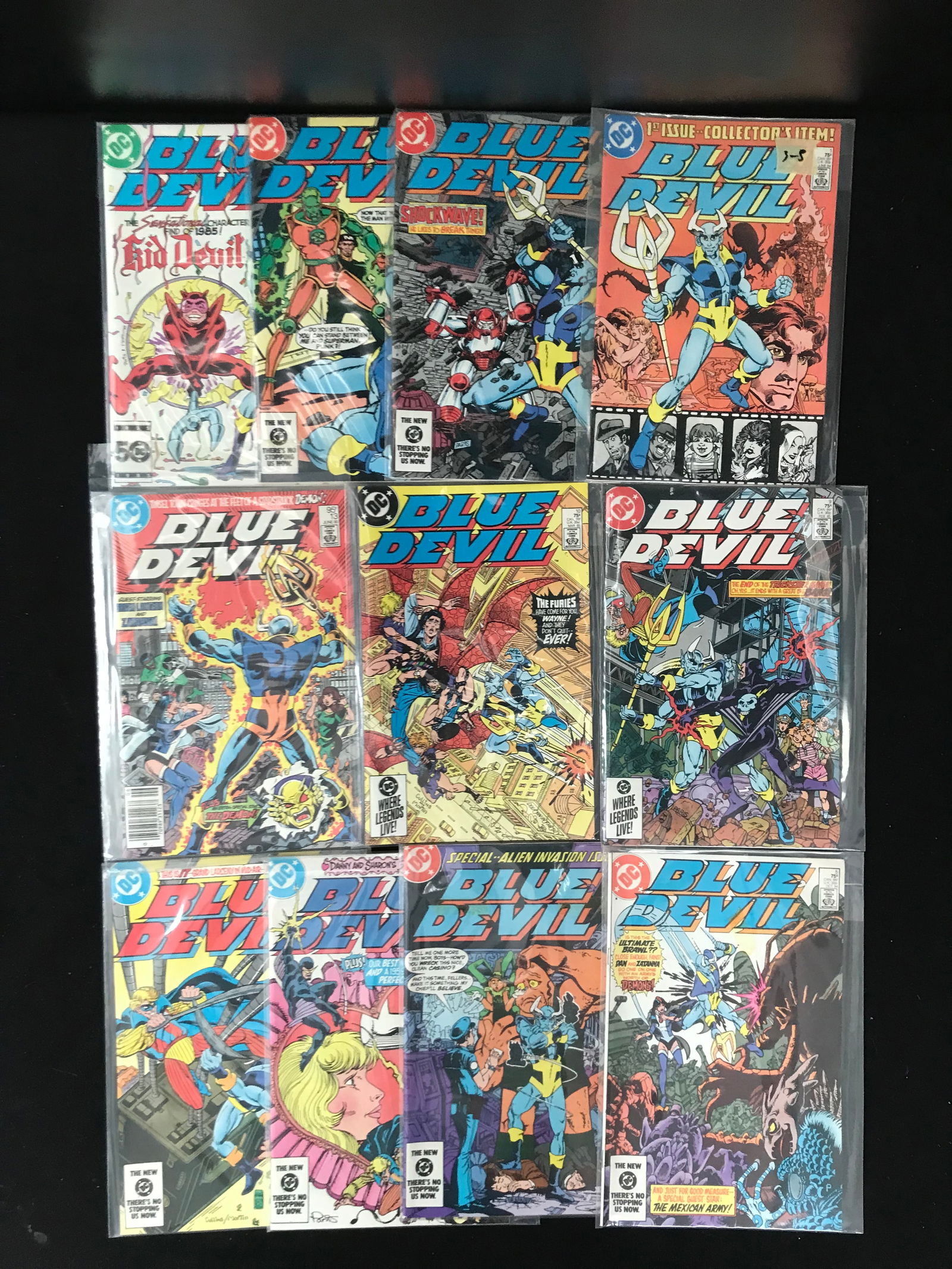 LOT OF 11 BLUE DEVIL COMICS (DC COMICS) (1 of 1)