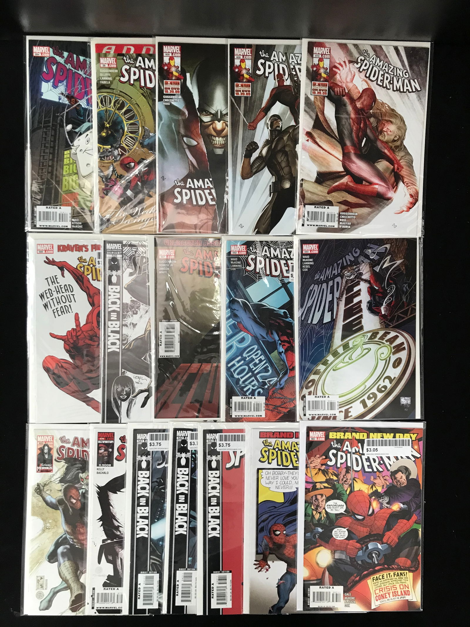 LOT OF 17 SPIDERMAN COMICS (MARVEL COMICS) (1 of 1)