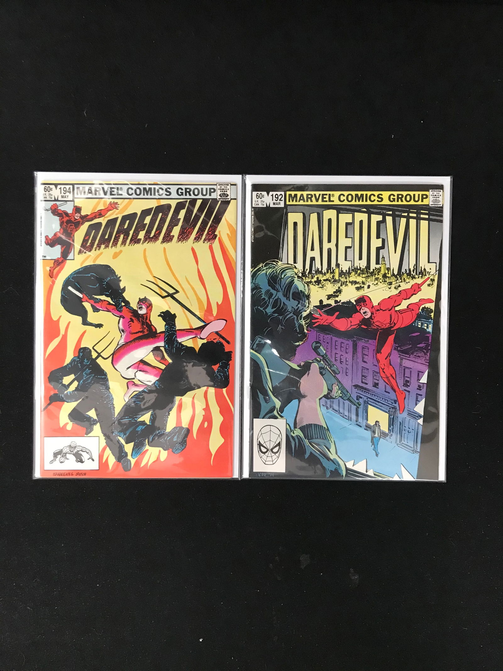 LOT OF 2 DAREDEVIL COMICS (MARVEL COMICS) (1 of 1)