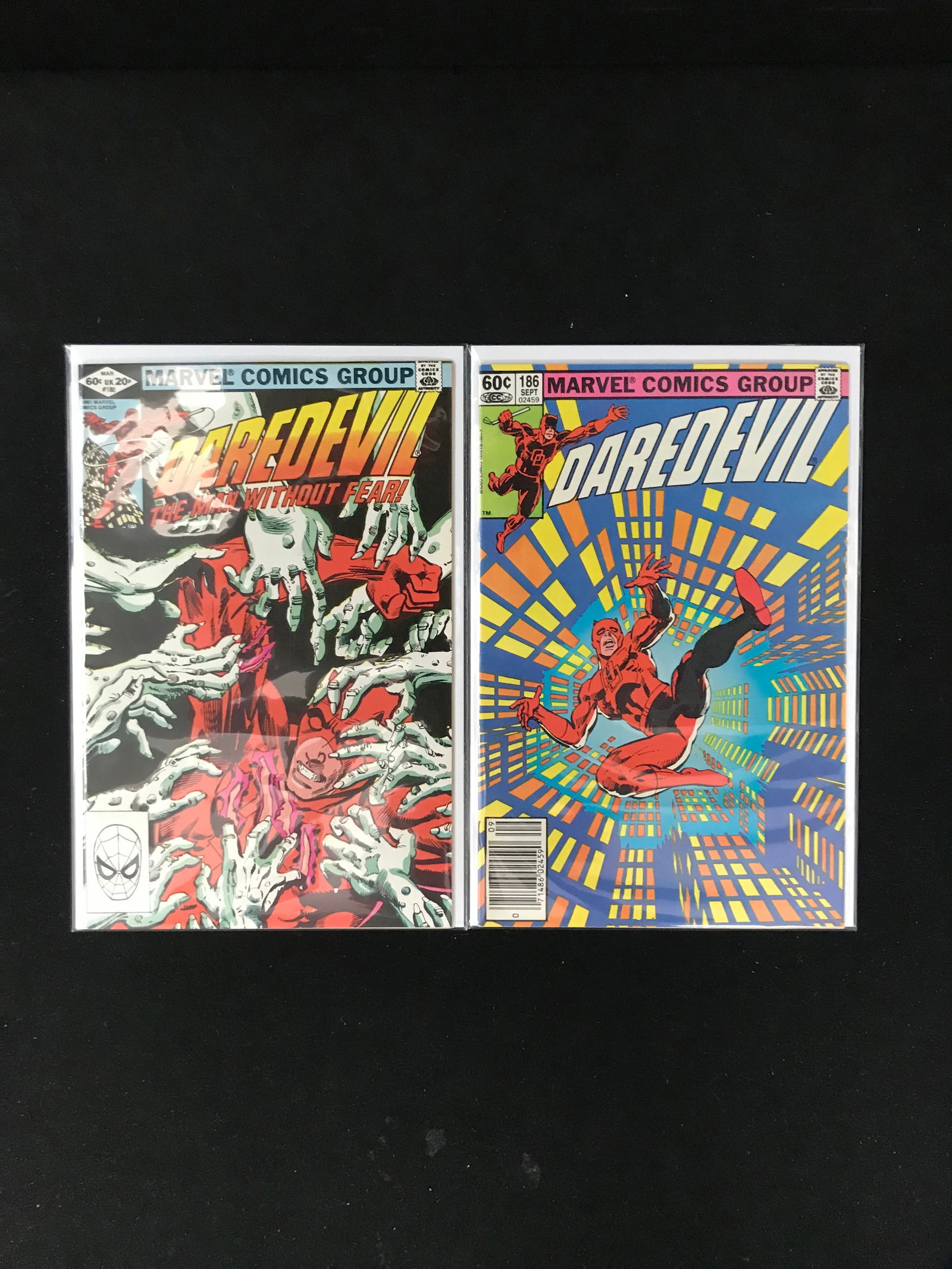 LOT OF 2 DAREDEVIL COMICS (MARVEL COMICS) (1 of 1)