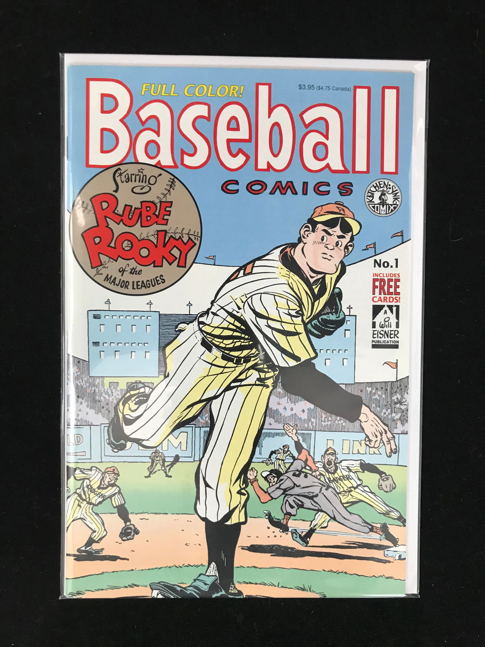KITCHEN SINK COMIX BASEBALL COMICS NO.1 (1 of 1)