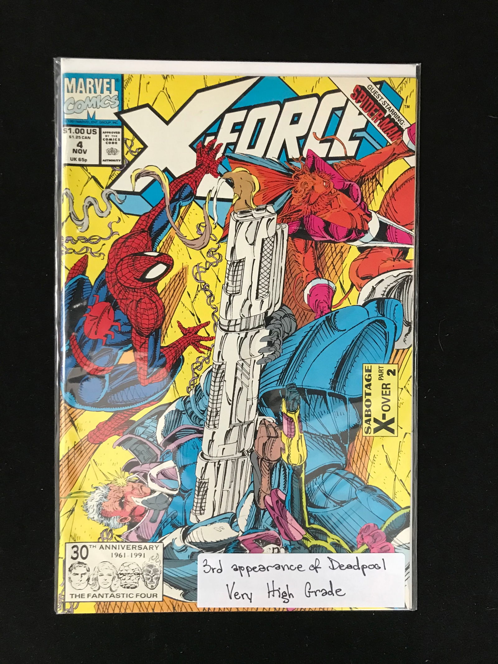 MARVEL COMICS X FORCE NO.4 (1 of 1)