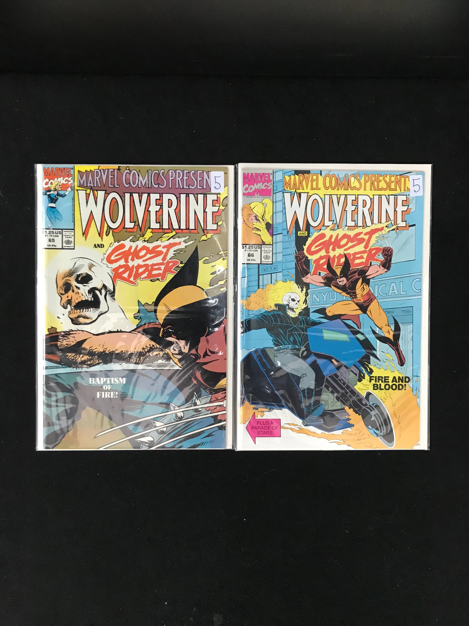MARVEL COMICS WOLVERINE AND GHOST RIDER LOT OF 2 (1 of 1)
