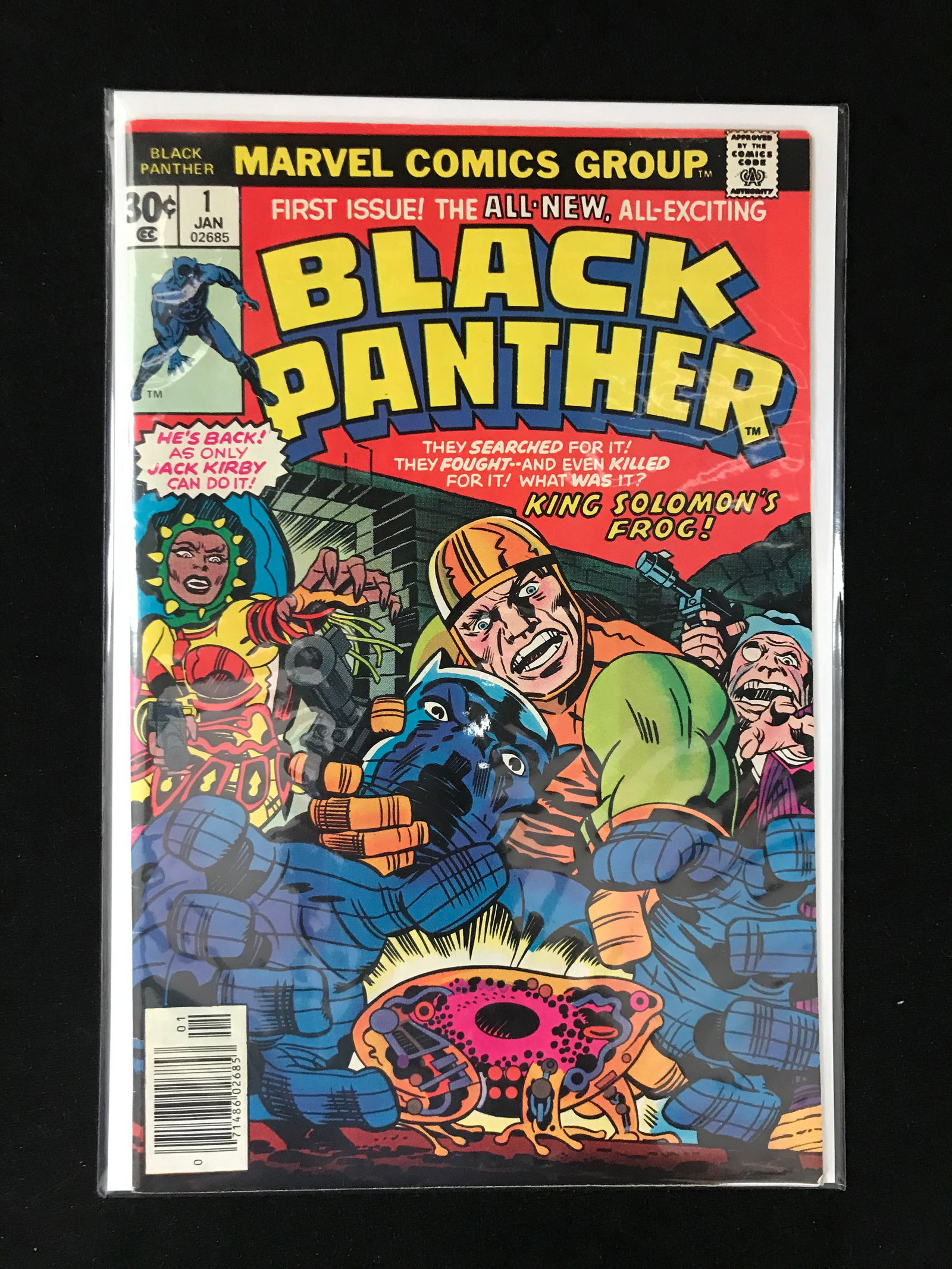 MARVEL COMICS NO.1 BLACK PANTHER (1 of 1)