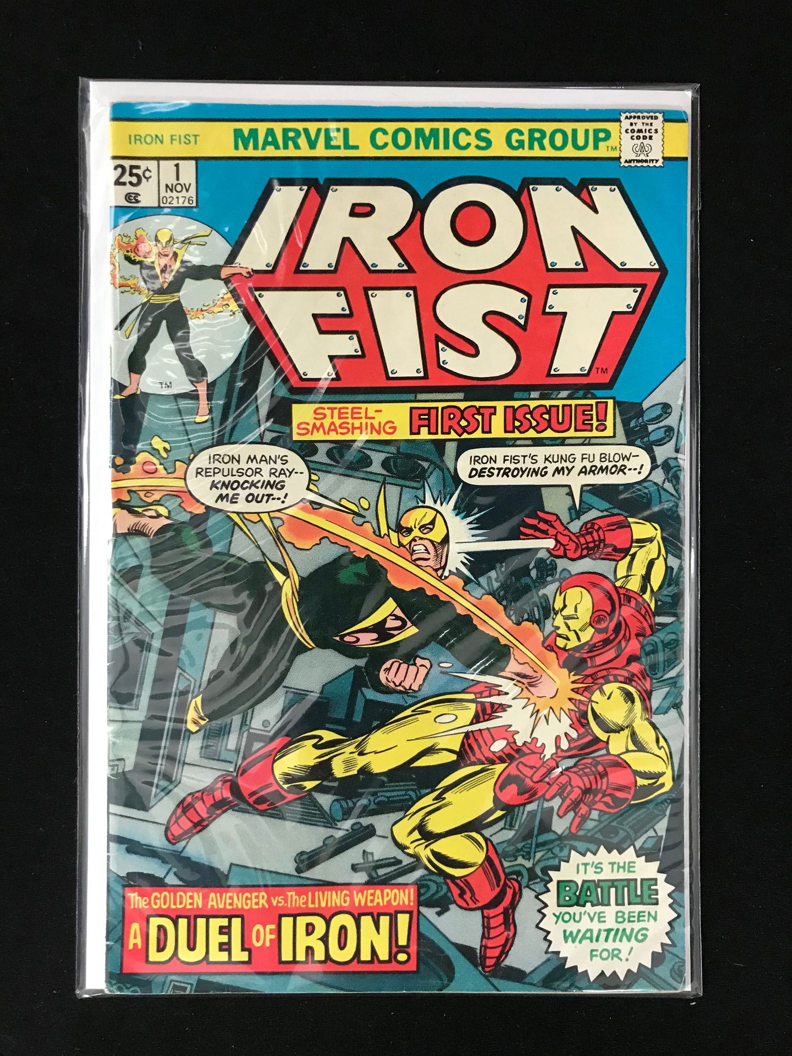 MARVEL COMICS NO.1 IRON FIST (1 of 1)