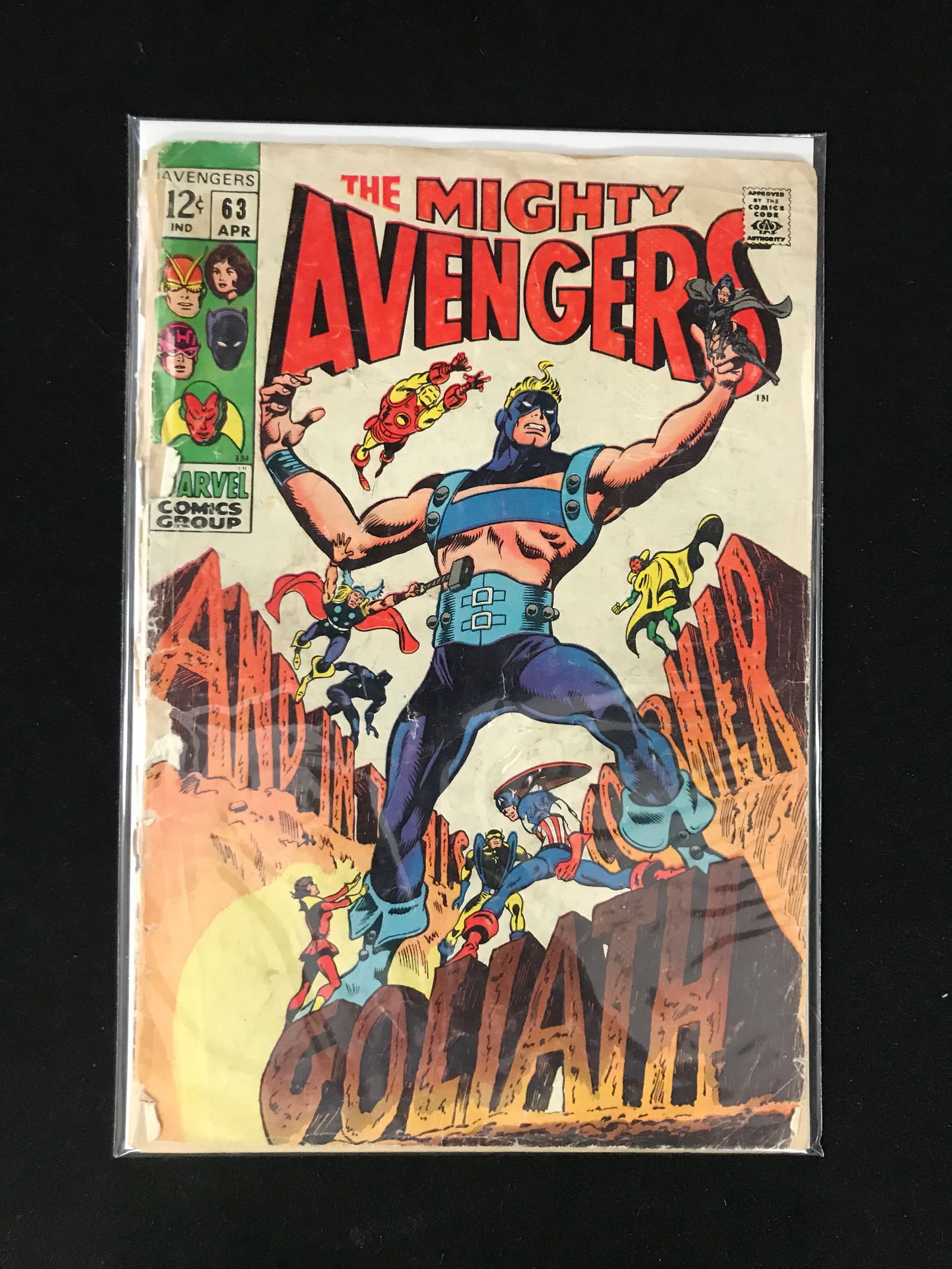 MARVEL COMICS NO.63 THE MIGHTY AVENGERS (1 of 1)