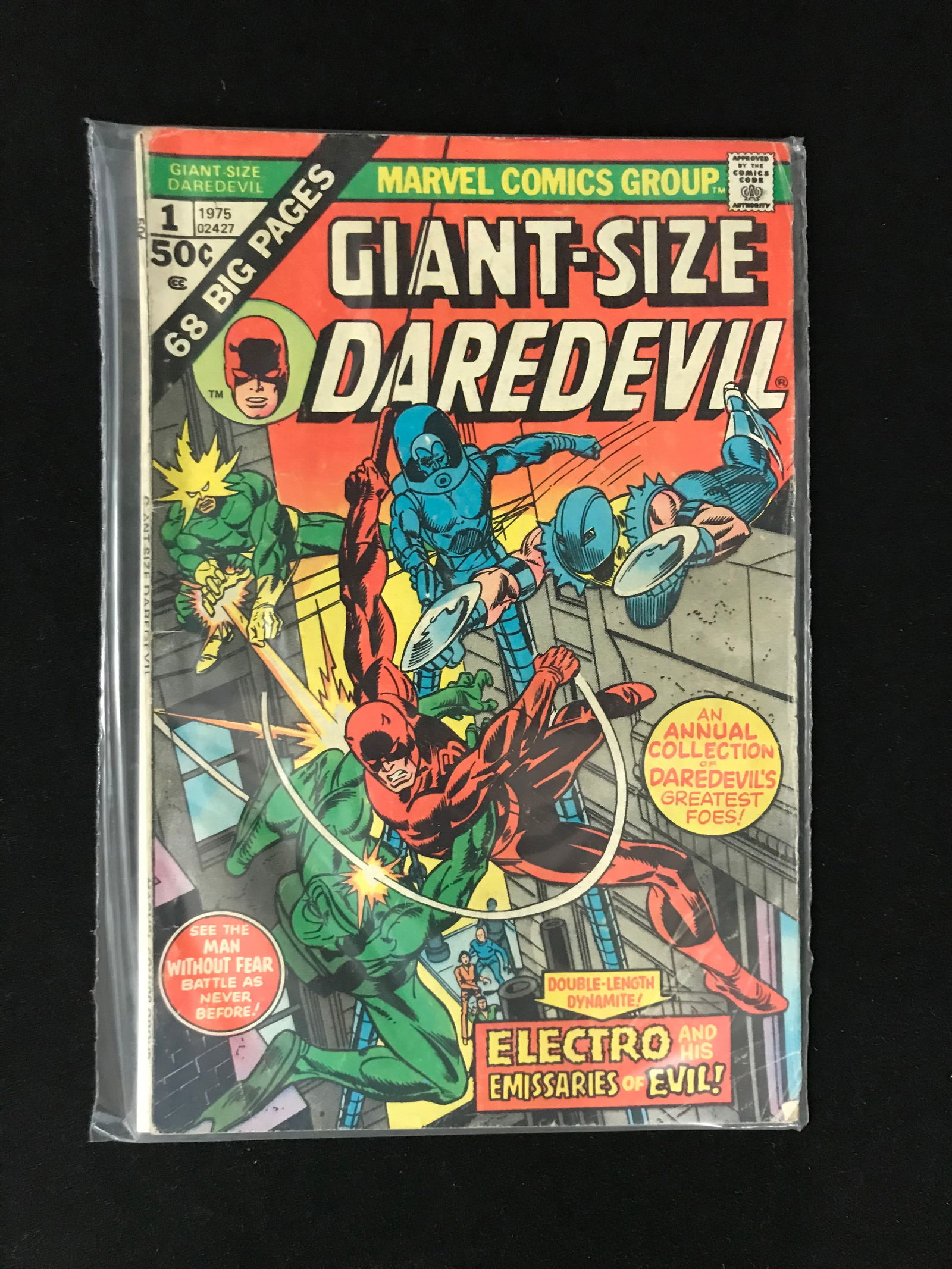MARVEL COMICS NO.1 DAREDEVIL (GIANT-SIZE) (1 of 1)
