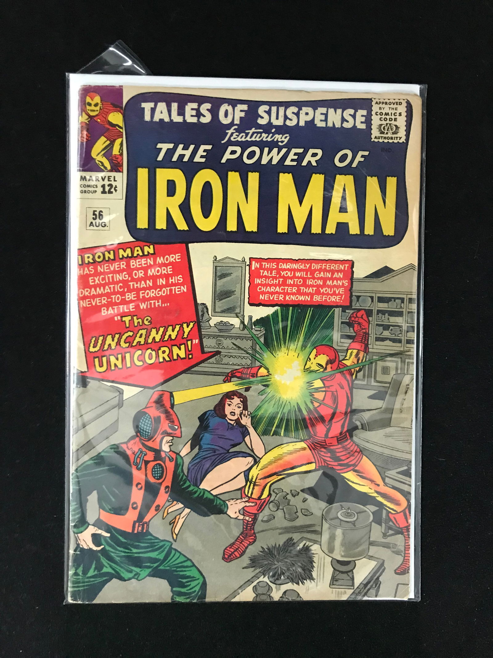 MARVEL COMICS NO.56 TALES OF SUSPENSE THE POWER OF IRON MAN (1 of 1)