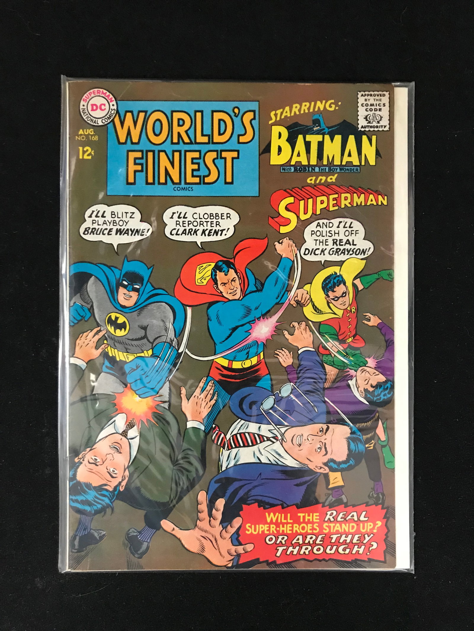 DC COMICS NO.168 WORLDS FINEST BATMAN AND SUPERMAN: Prices are in Canadian dollars