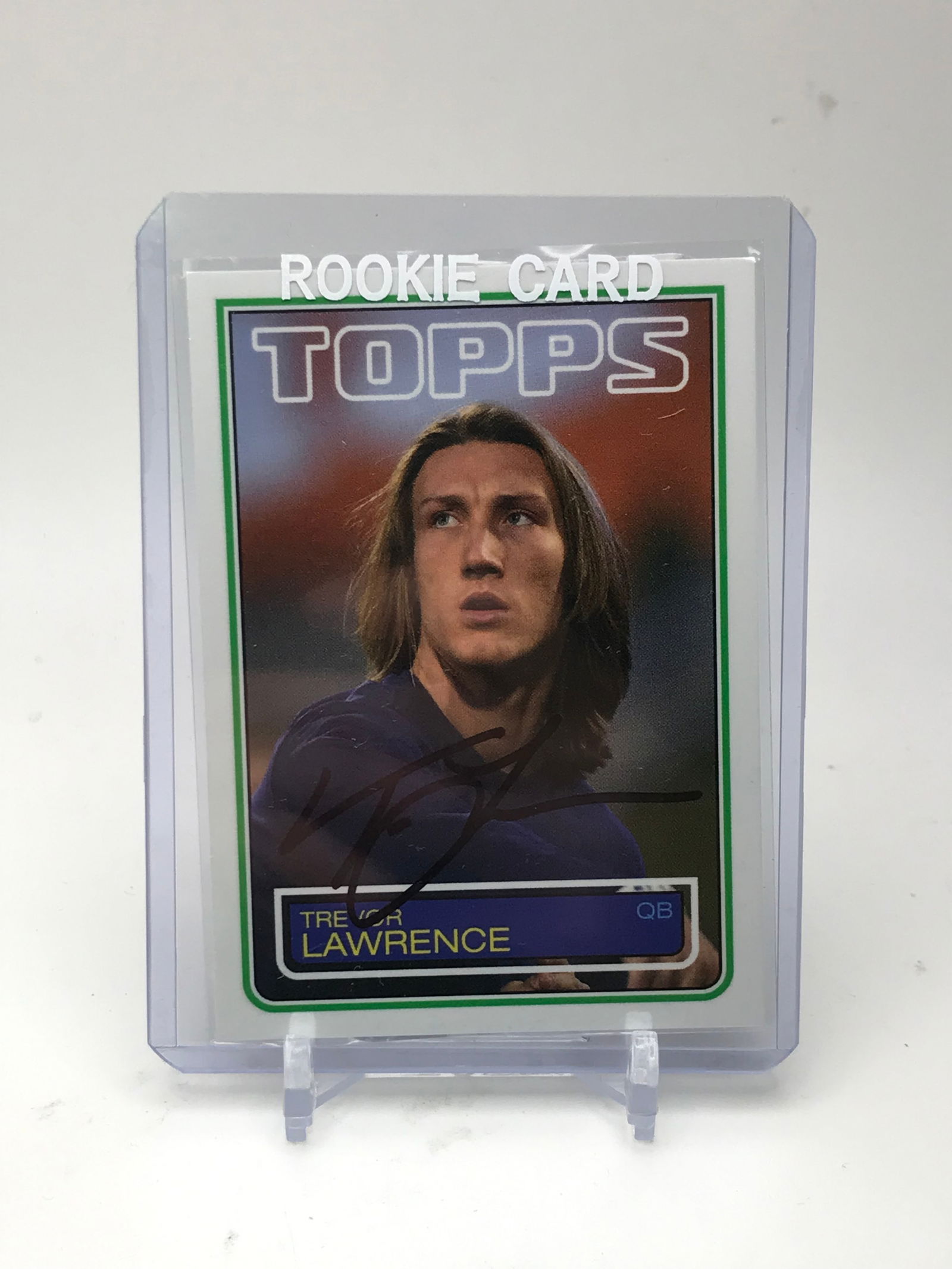 TREVOR LAWRENCE SIGNED ROOKIE CARD RED CARPET COA (1 of 2)