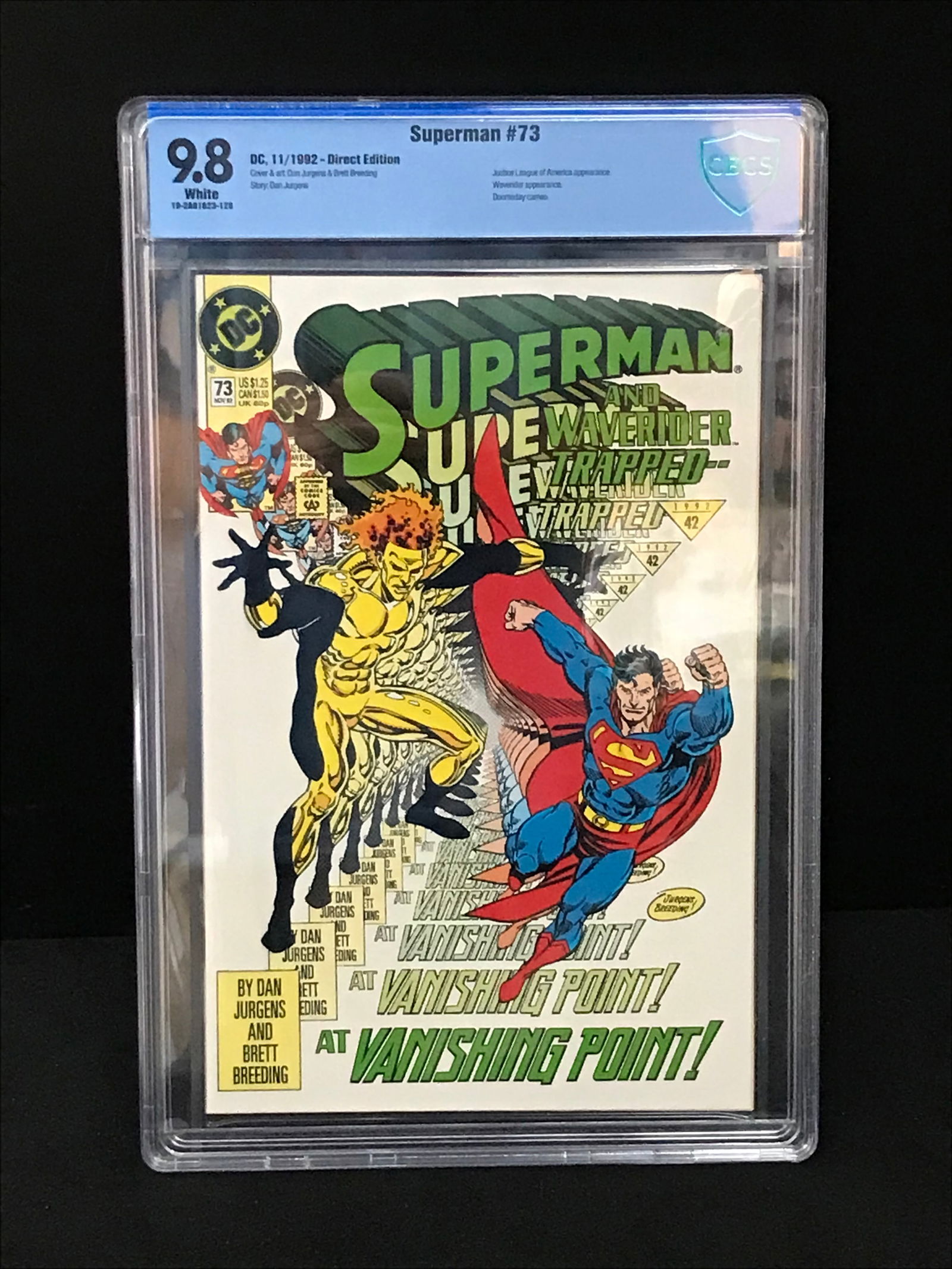 DC COMICS NO.73 SUPERMAN CBCS GRADED 9.8 (1 of 1)